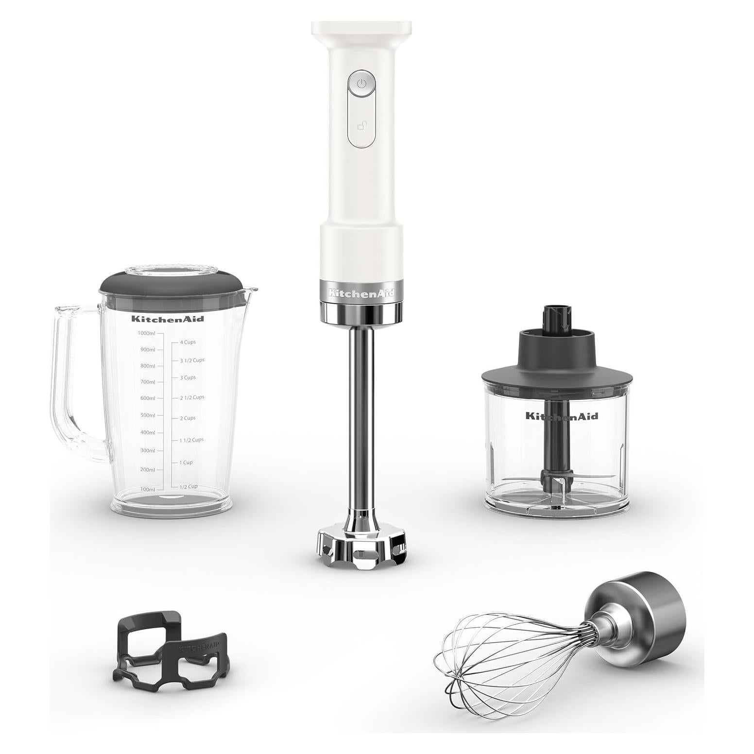 Batidora de Mano Inalámbrica KitchenAid Go KHBRV05 0.95L Blanco