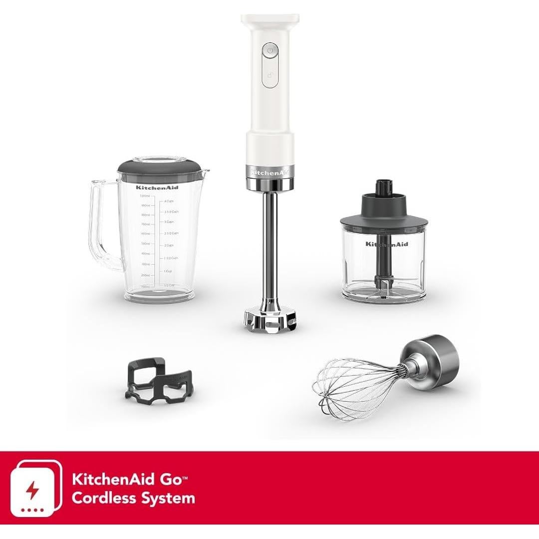 Batidora de Mano Inalámbrica KitchenAid Go KHBRV05 0.95L Blanco