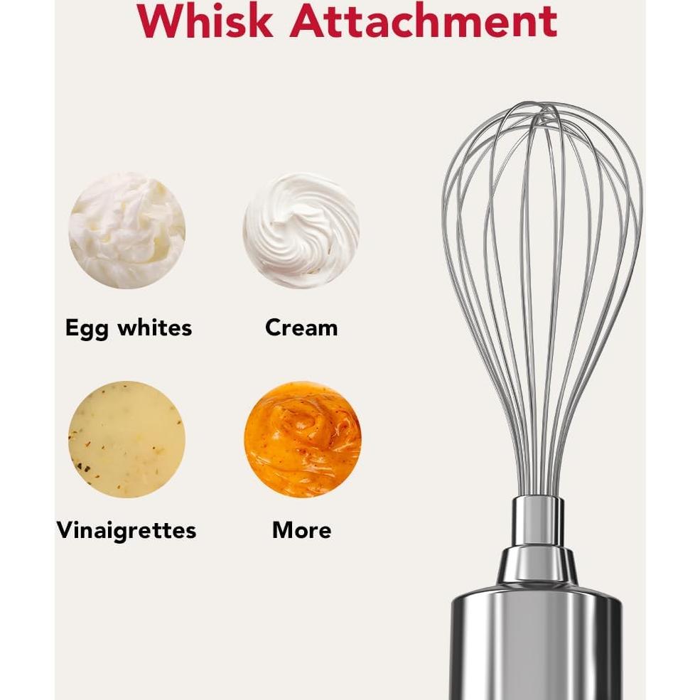 Batidora de Mano Inalámbrica KitchenAid Go KHBRV05 0.95L Blanco