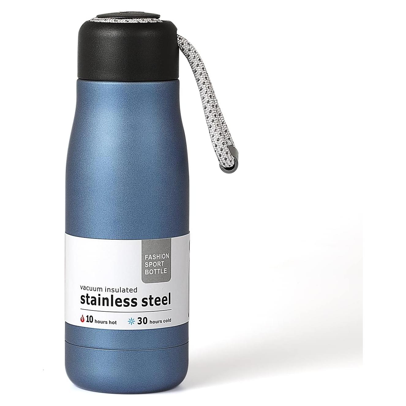 Botella de Agua Aislada Dusgut 350 ml Azul Fuerza Aérea