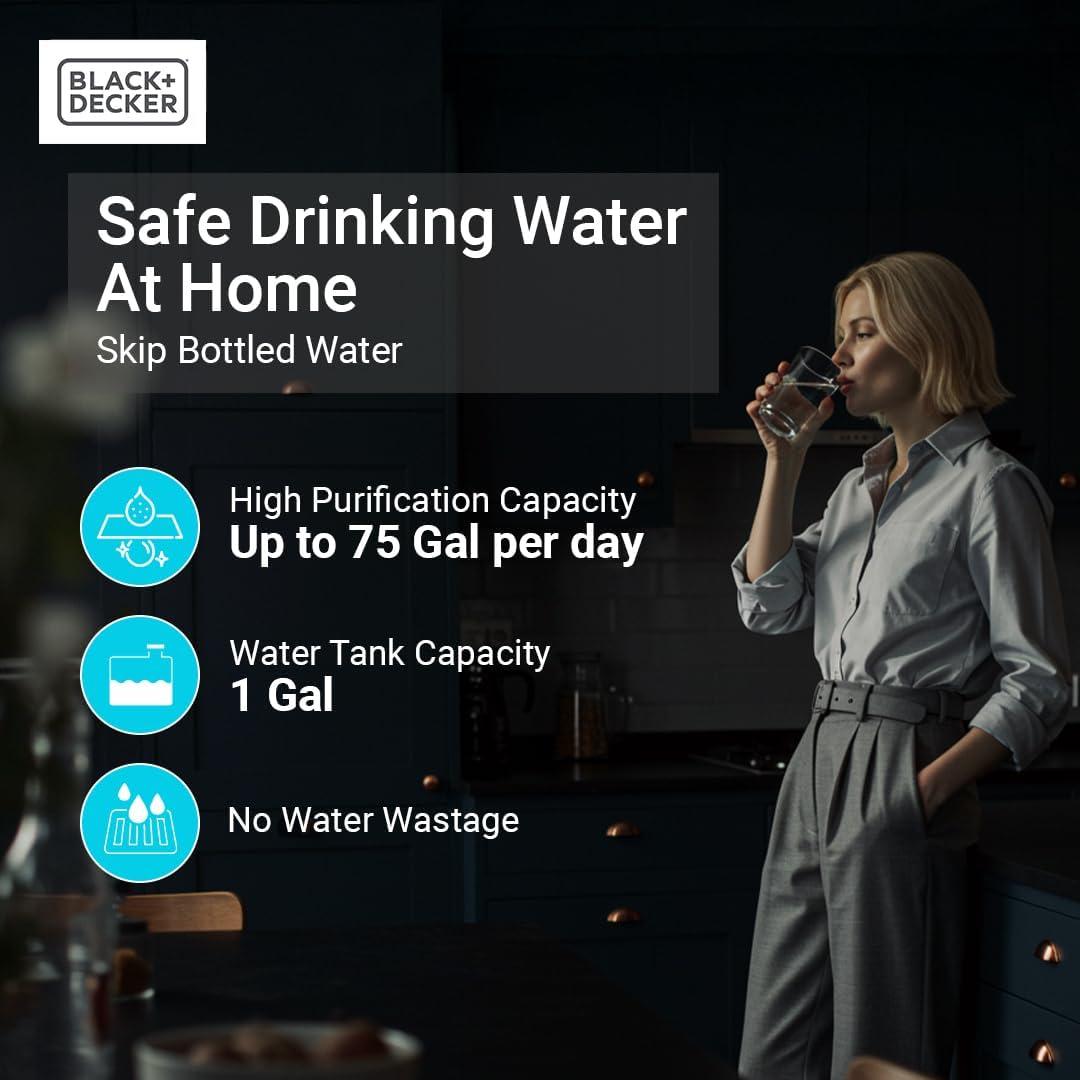 Filtrador de Agua Black+Decker BXWF121003US RO+UV 5 Etapas