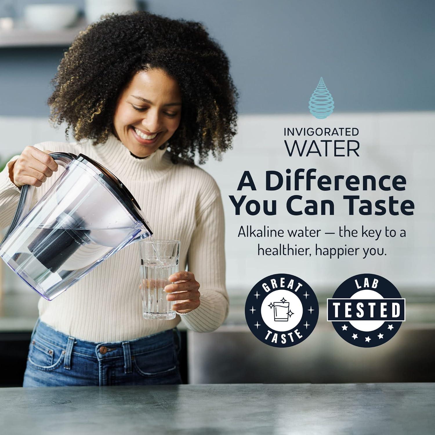 Jarra de Filtro de Agua Vida Revitalizada 14 Tazas Alcalina