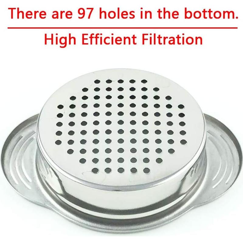 Colador de Latas iAesthete Acero Inoxidable 304 8 cm Antideslizante