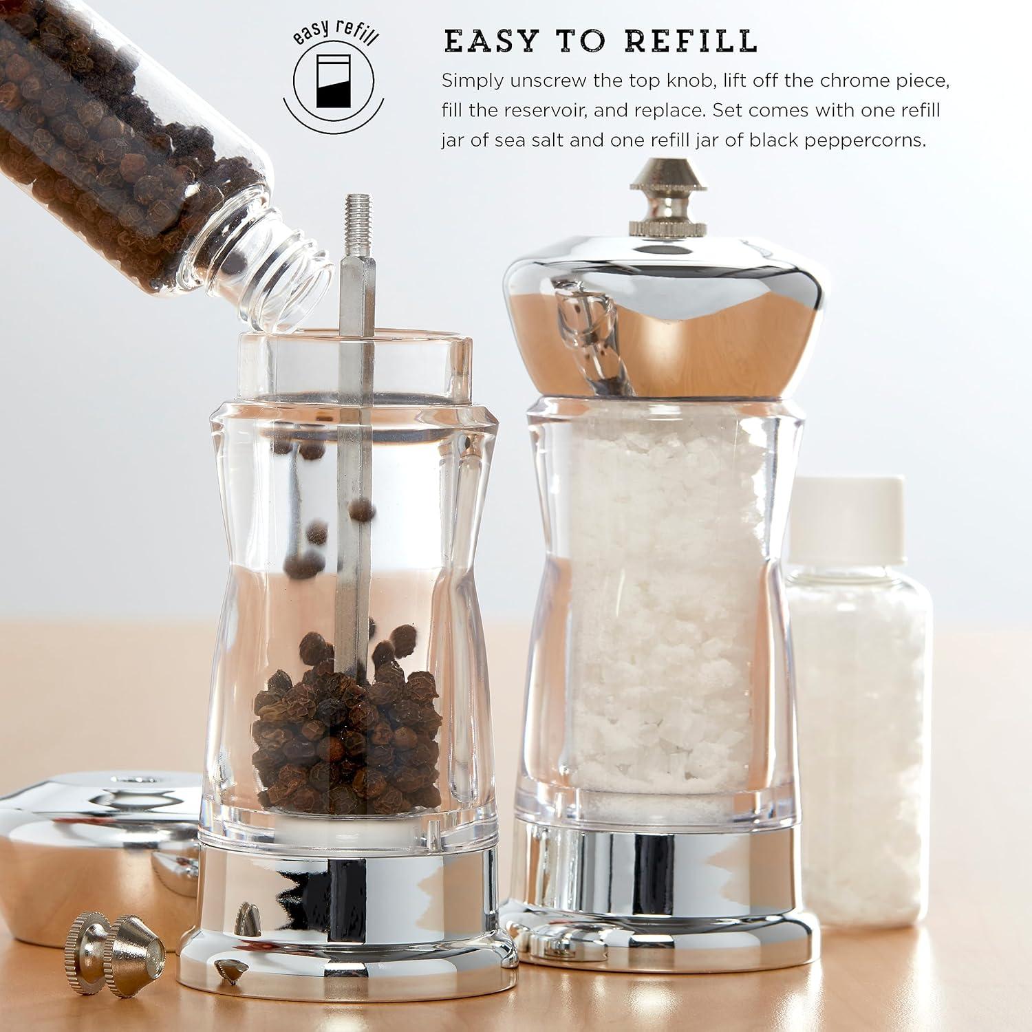 Molinillos de Especias Manuales Kamenstein - Juego de 2 Ajustables