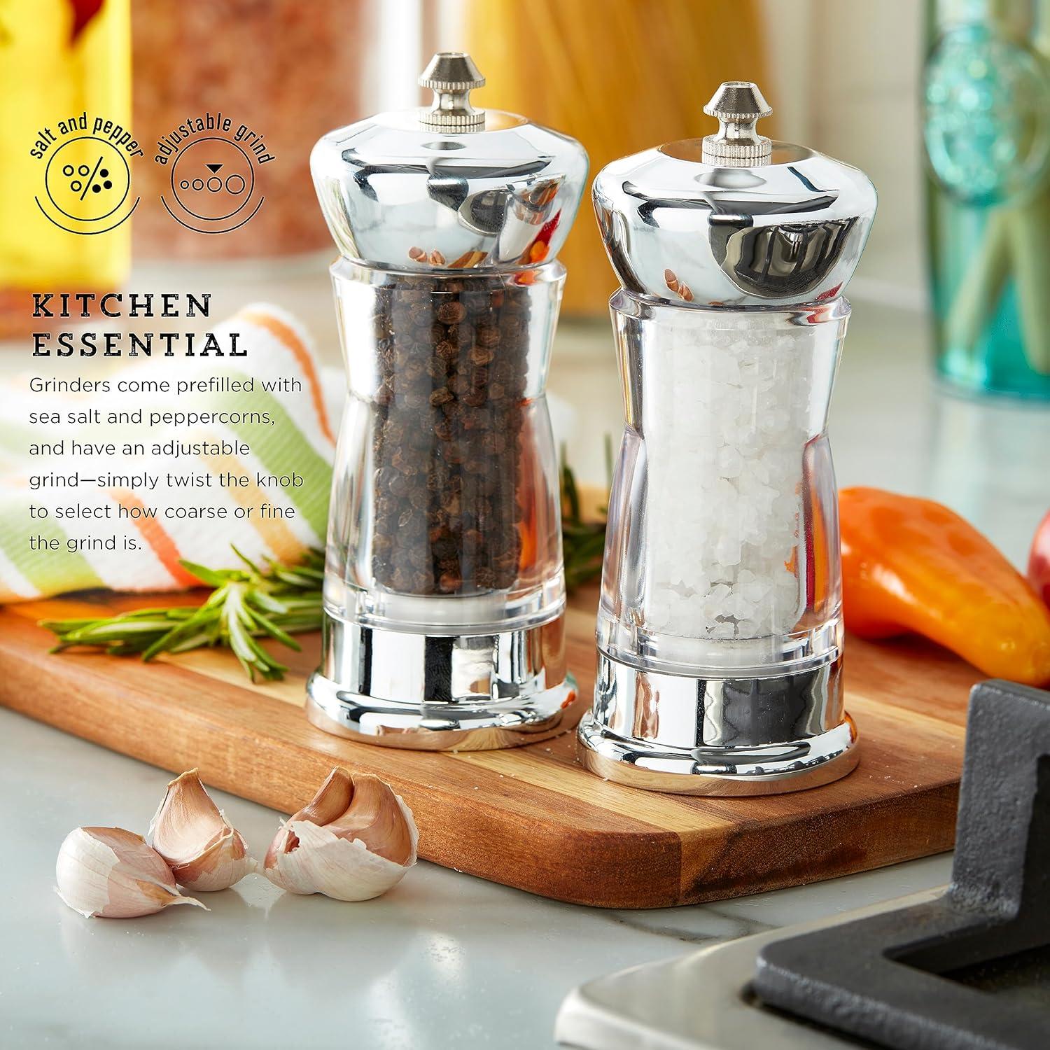 Molinillos de Especias Manuales Kamenstein - Juego de 2 Ajustables
