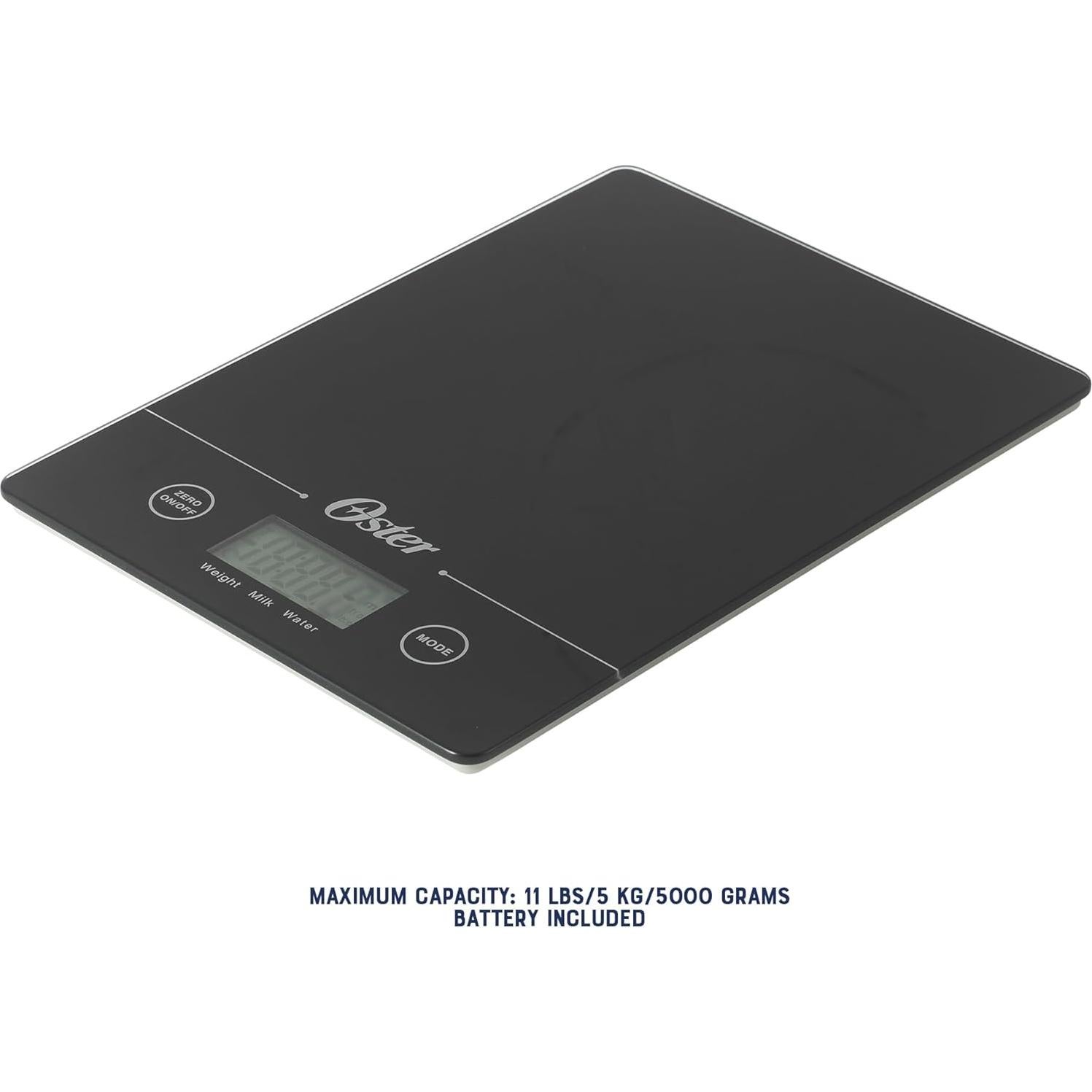 Báscula de Cocina Digital Oster Gridley 5 kg con Pantalla LCD