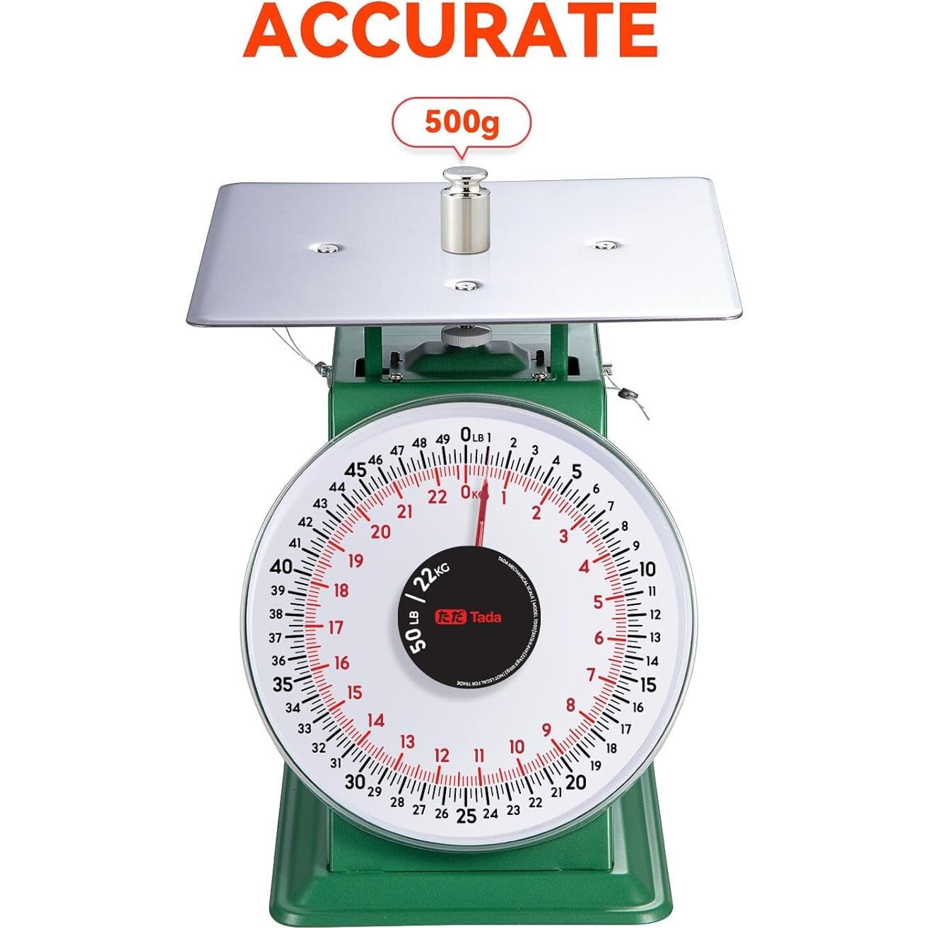Balanza Mecánica de Cocina Tada 22.68kg Acero Inoxidable