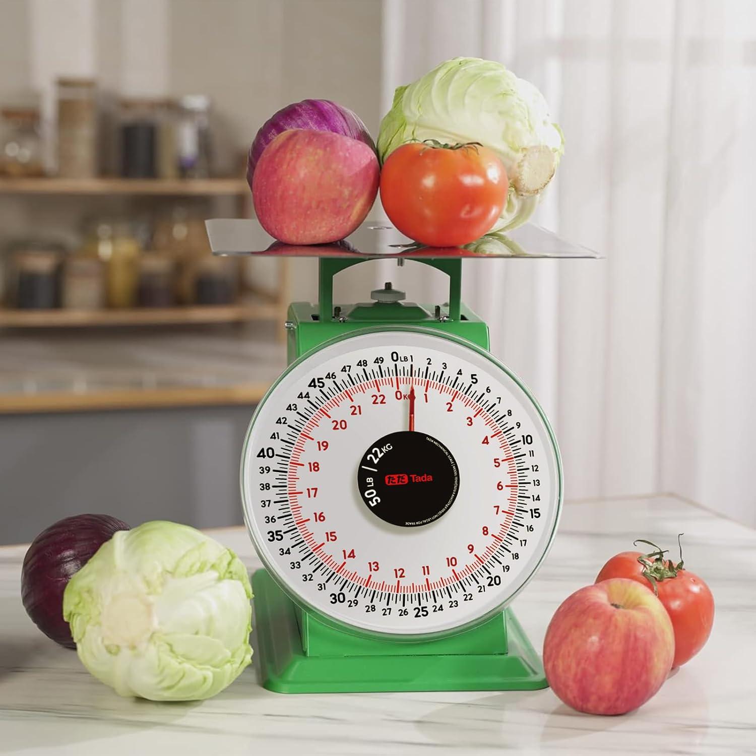 Balanza Mecánica de Cocina Tada 22.68kg Acero Inoxidable