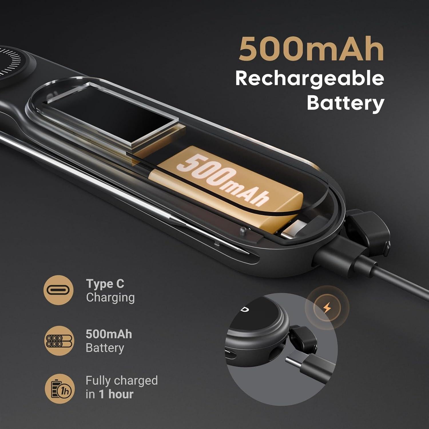 Termómetro Digital de Cocina Inkbird Recargable IP65 0.5s