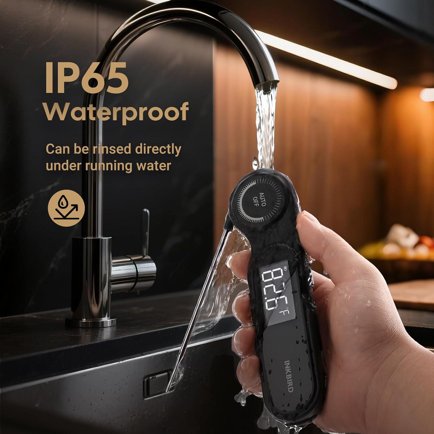 Termómetro Digital de Cocina Inkbird Recargable IP65 0.5s