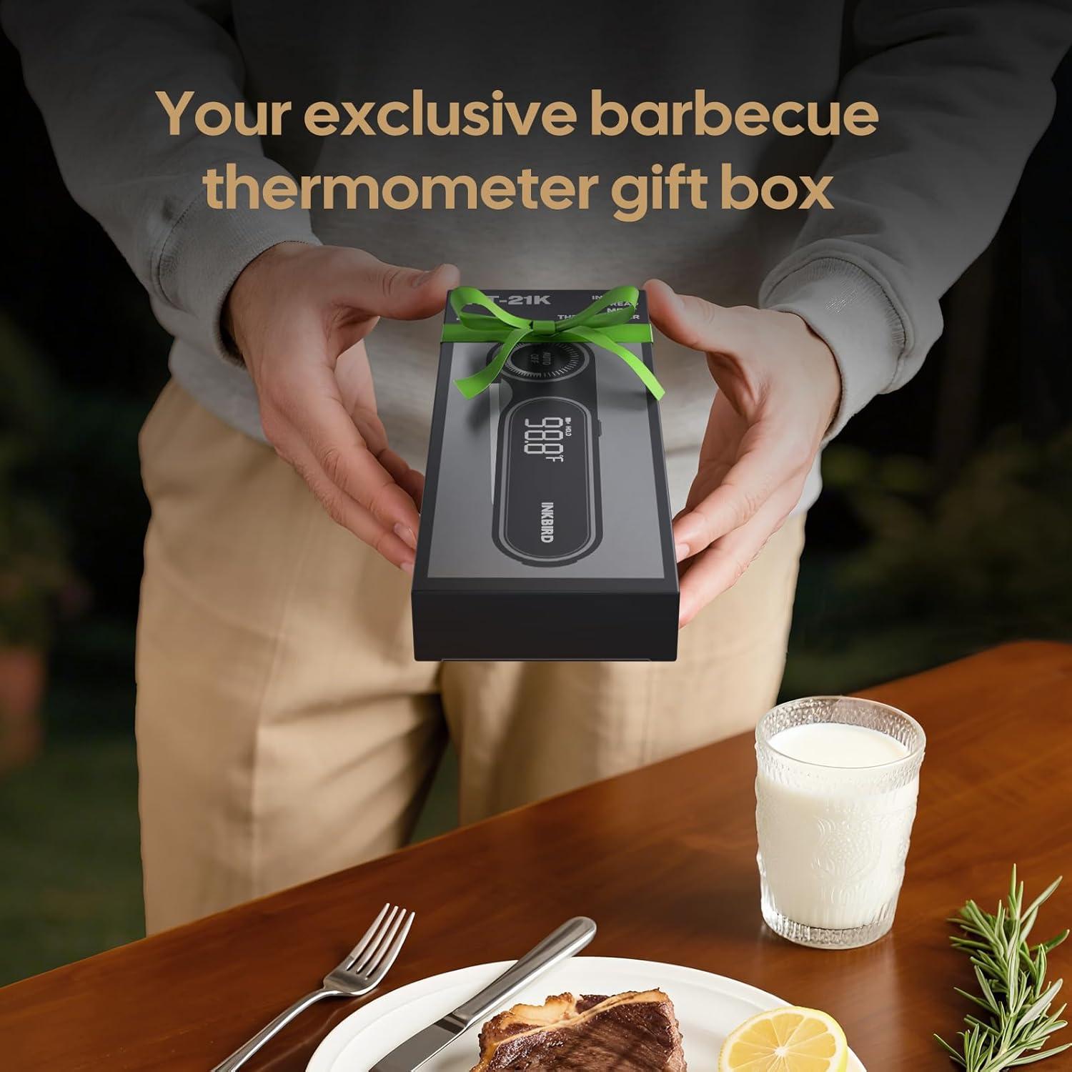 Termómetro Digital de Cocina Inkbird Recargable IP65 0.5s