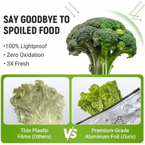 30 Bolsas de Almacenamiento Reutilizables Nuckhuce 26x29 cm