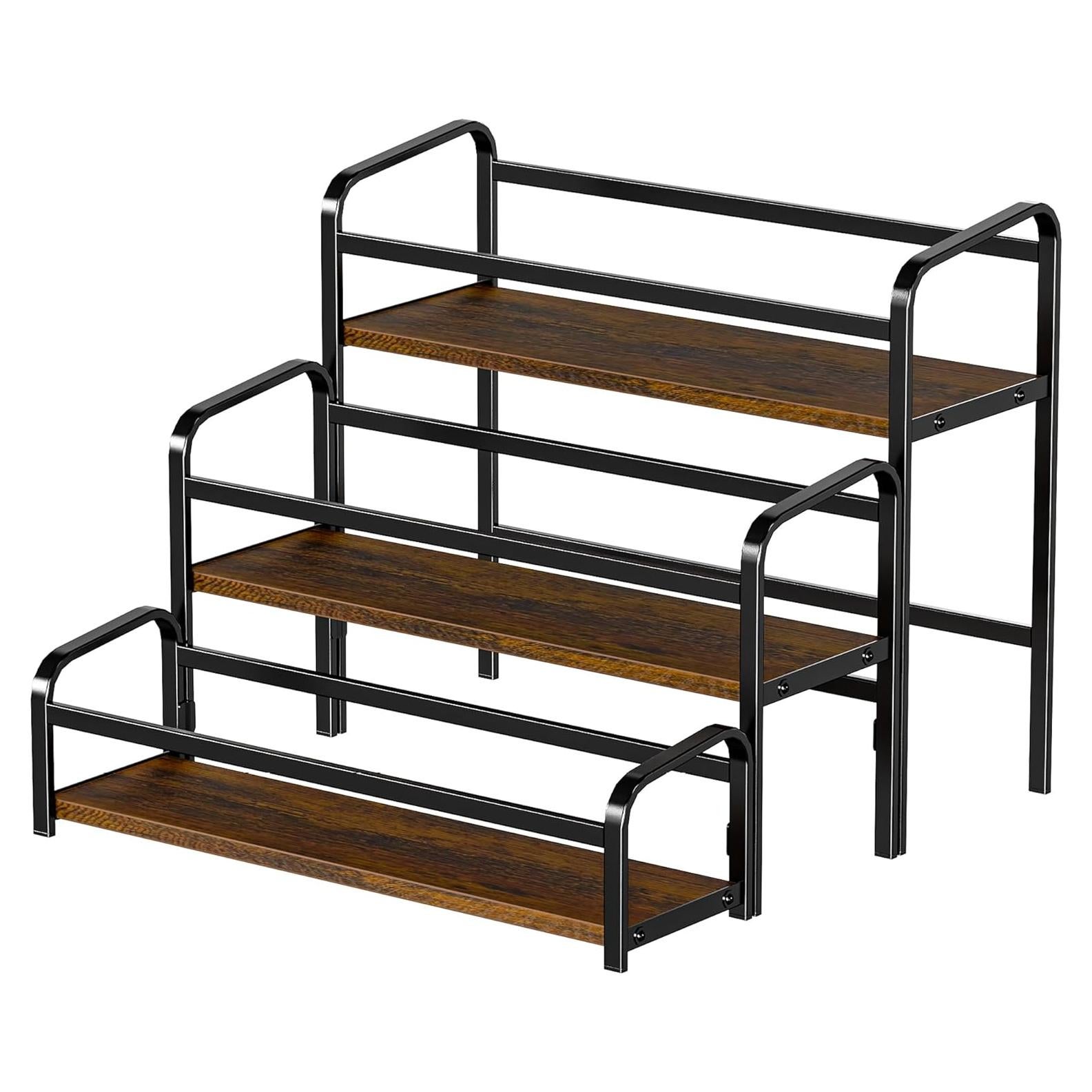 Estante Magnético de 3 Niveles Bwesdero para Jarabes y Especias