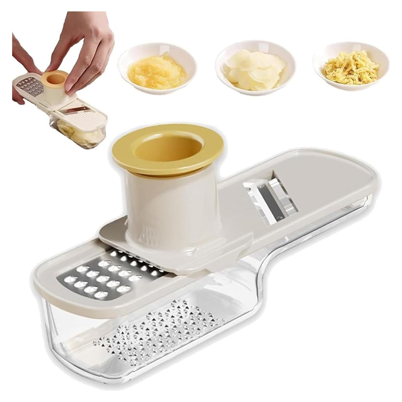 Picador de Ajo Multifuncional NixusHep 3 en 1 Verde