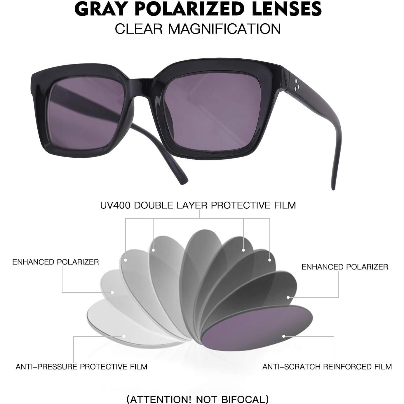 Gafas de Sol Lectoras MARE AZZURO 2.00 UV400 Mujeres