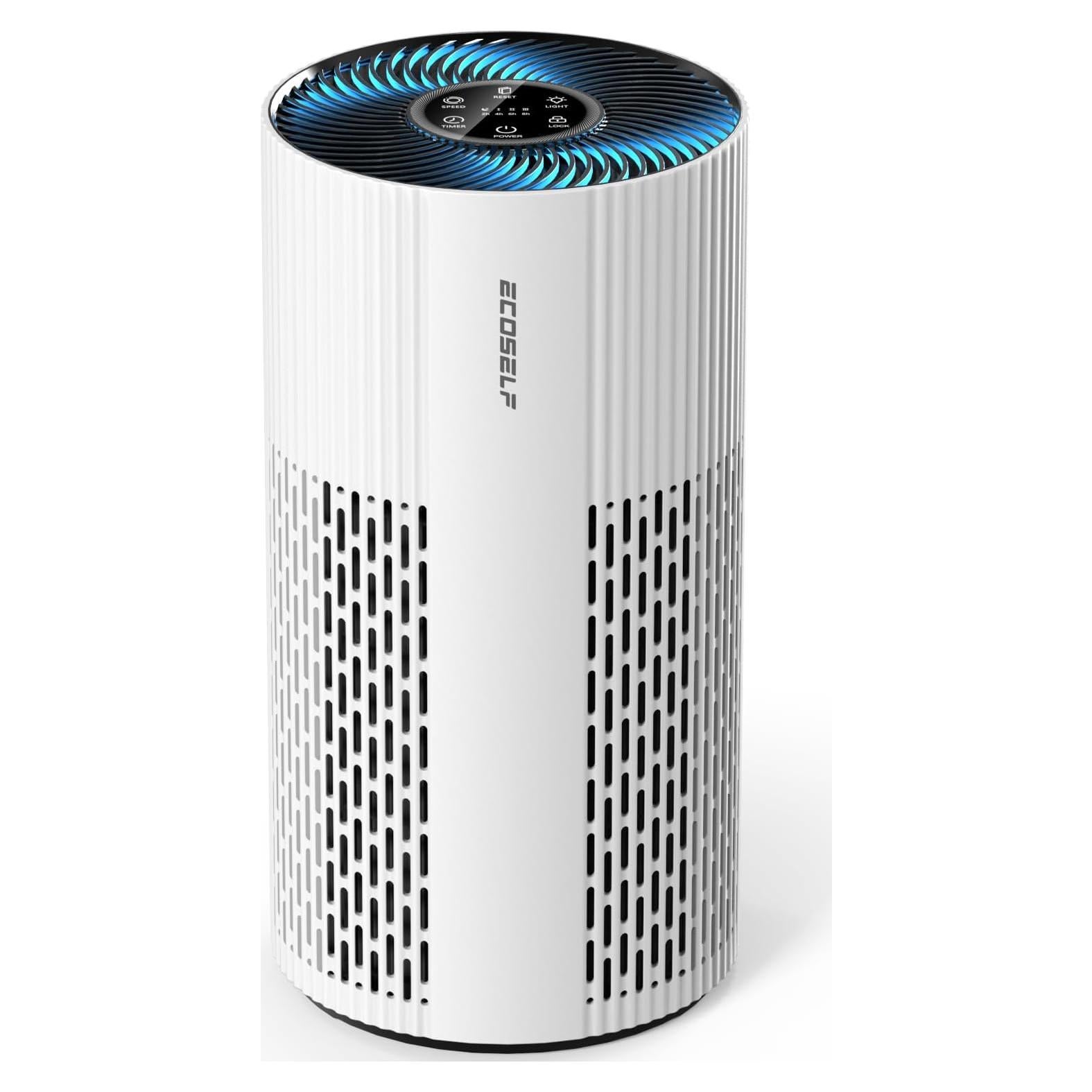 Purificador de aire ECOSELF HAP604 139 m² filtro HEPA 20dB