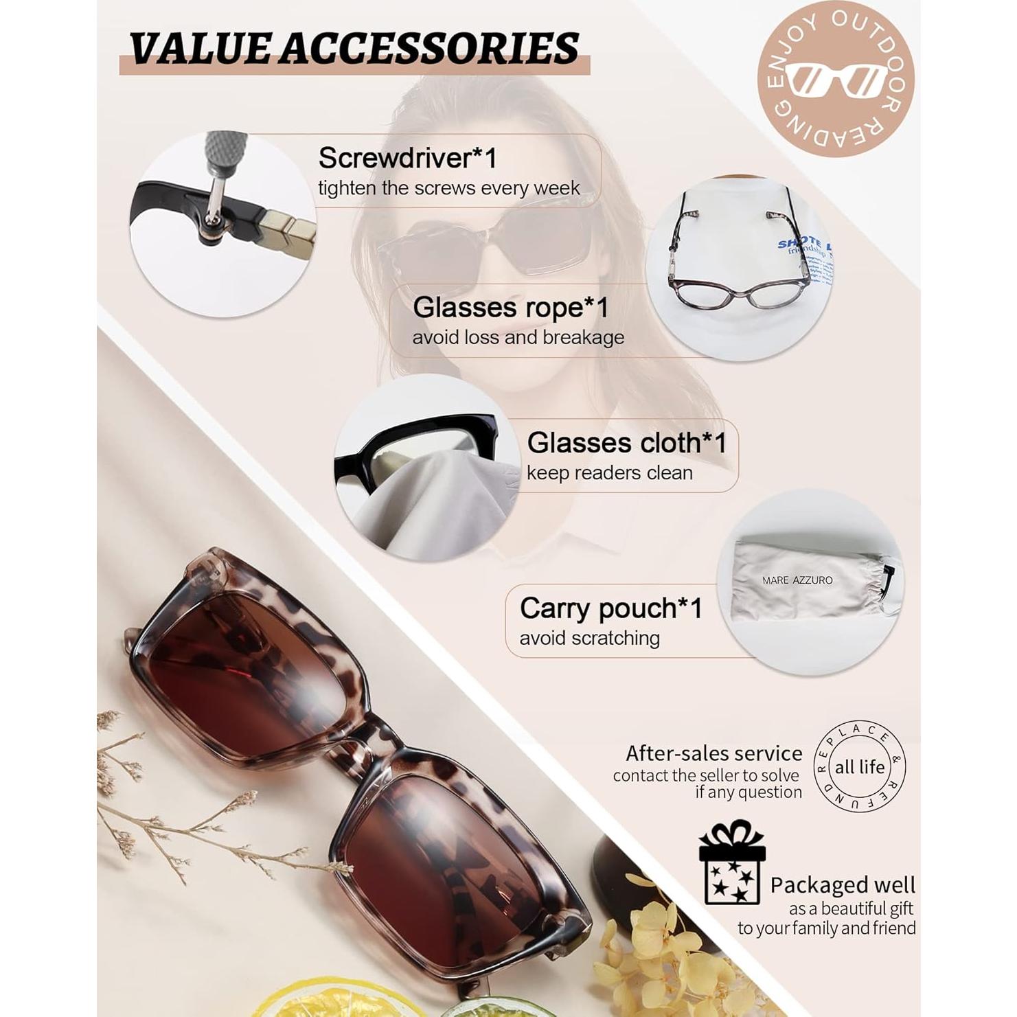 Gafas de sol MARE AZZURO 2.0 con protección UV y luz azul