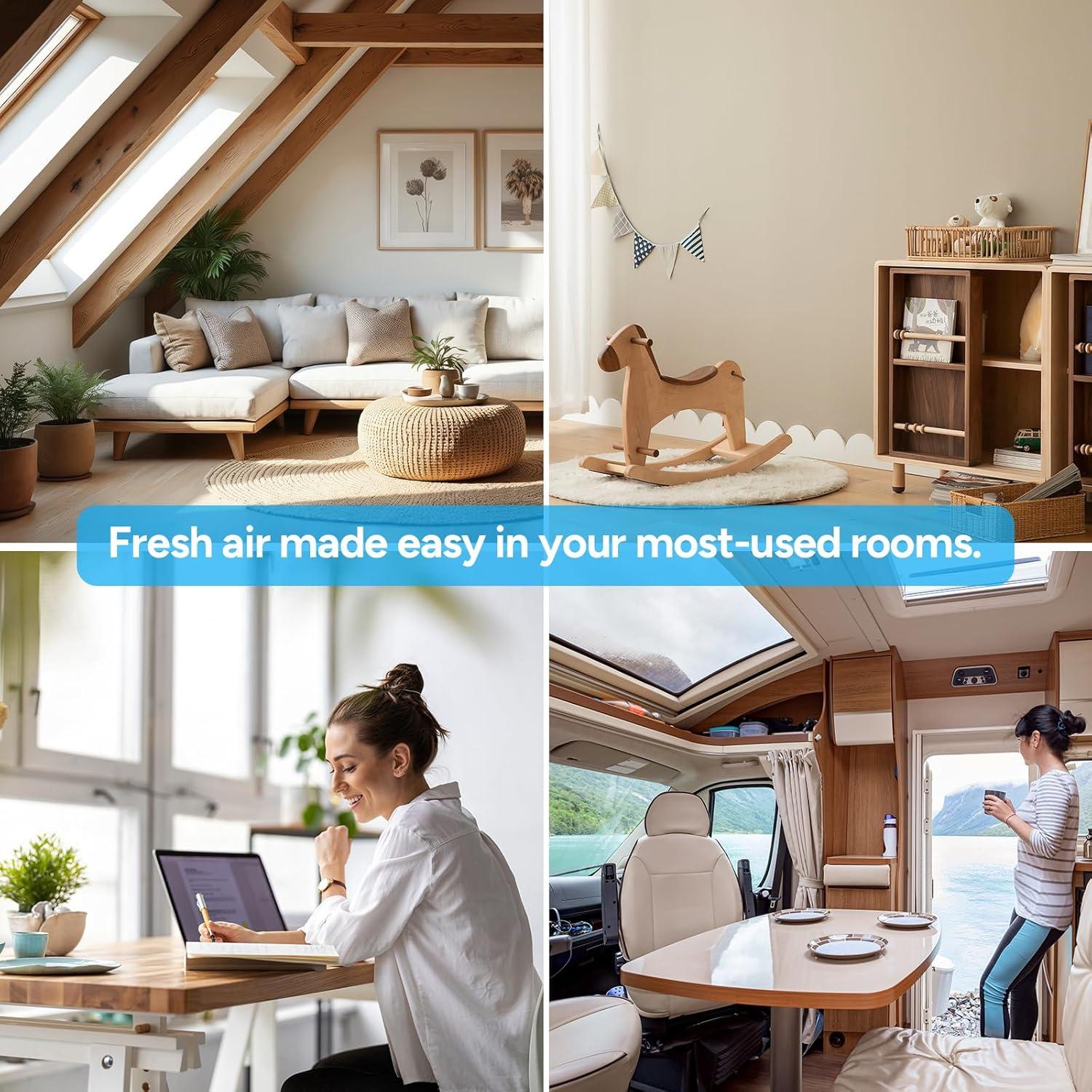 Purificador de aire HEPA Dr.Prepare DAP03 12W para hogar