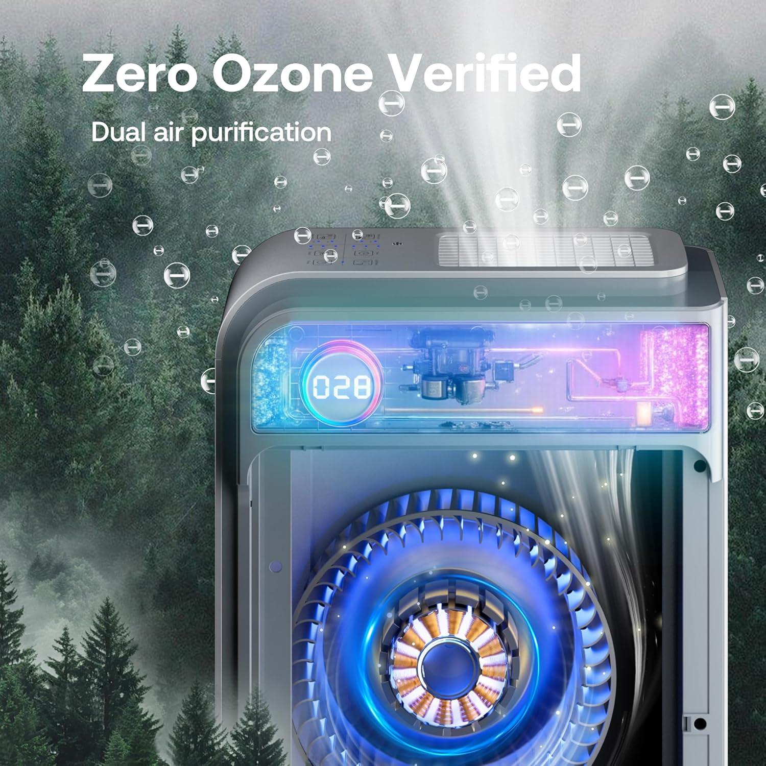 Purificador de Aire Trucozie T555 para Mascotas 278.71 m² WiFi