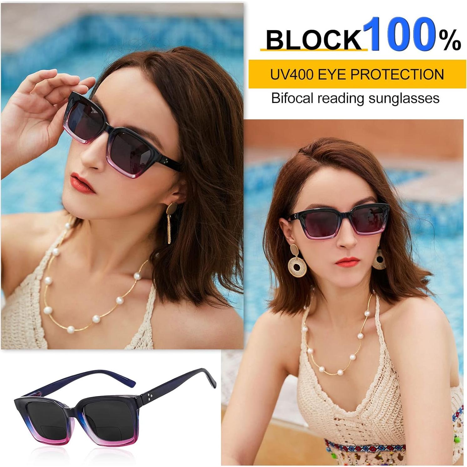 Gafas de Sol Bifocales MARE AZZURO 3.50 para Mujeres