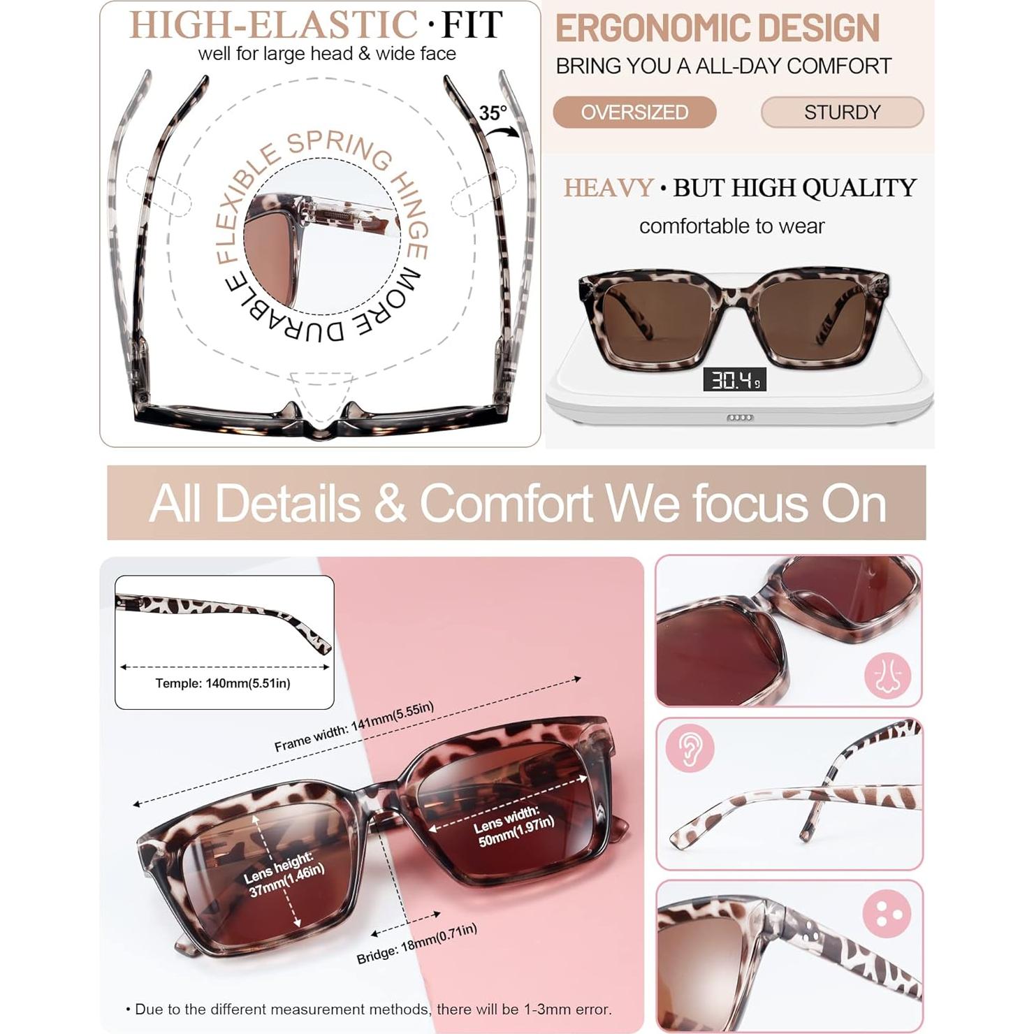 Gafas de Sol Lectoras MARE AZZURO 2.5 UV Protección