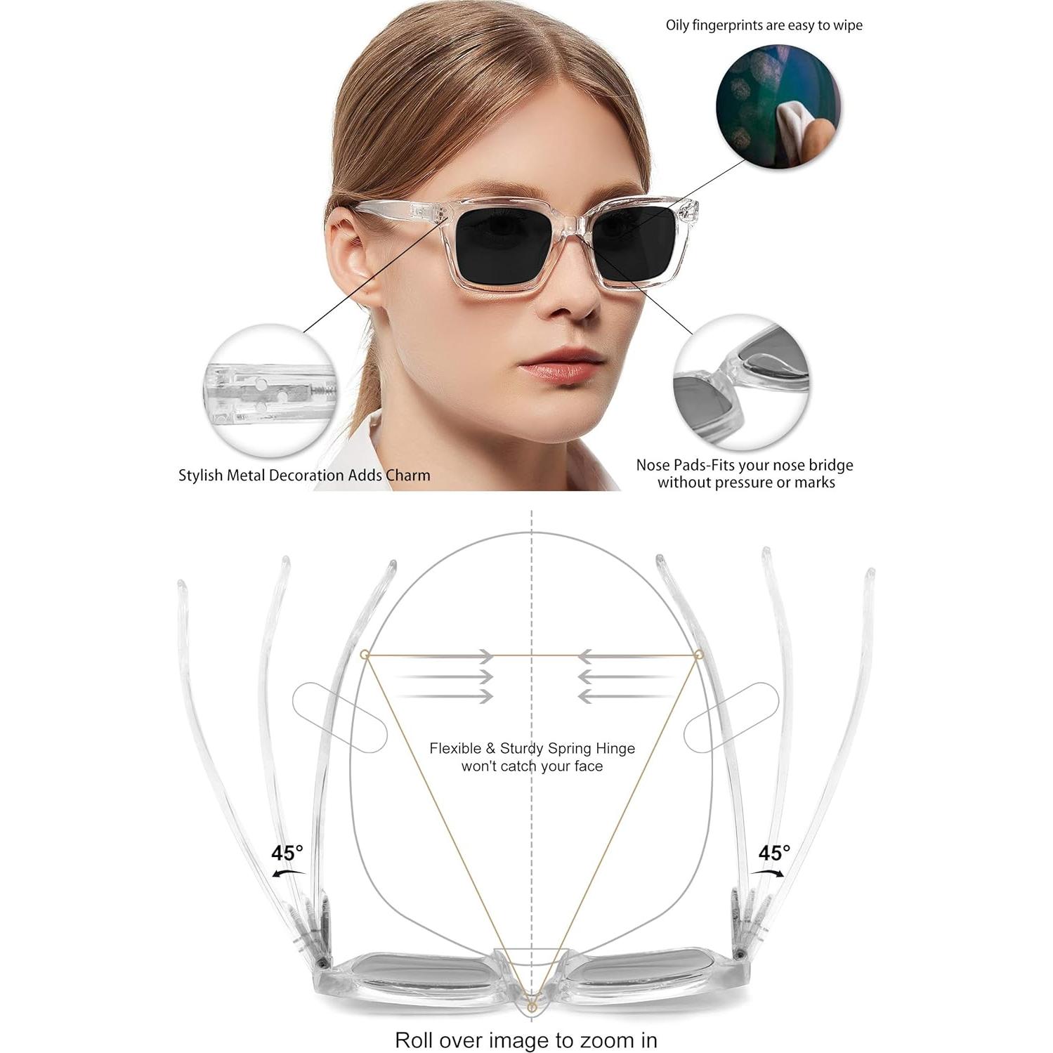 Gafas de Sol Lectoras MARE AZZURO 2.5 UV400 Mujeres