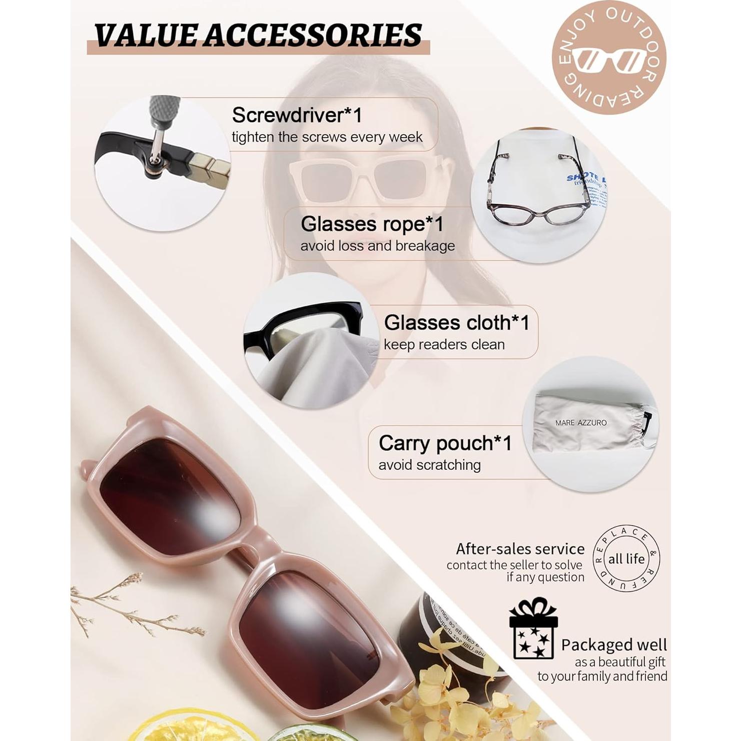 Gafas de Sol MARE AZZURO 2.25 Protección UV Café