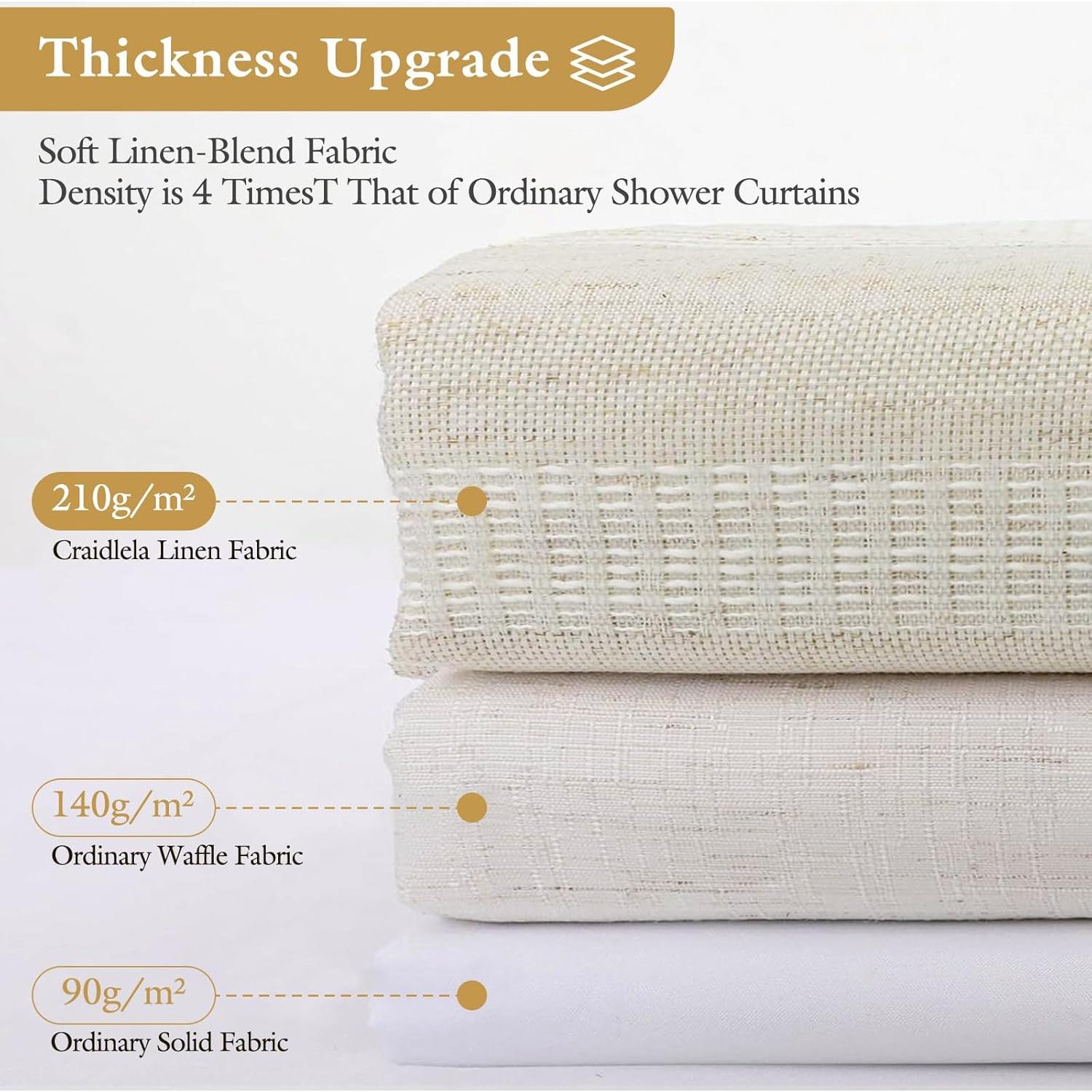 Cortina de Ducha Boho Granja Craidlela 72x72 cm Beige