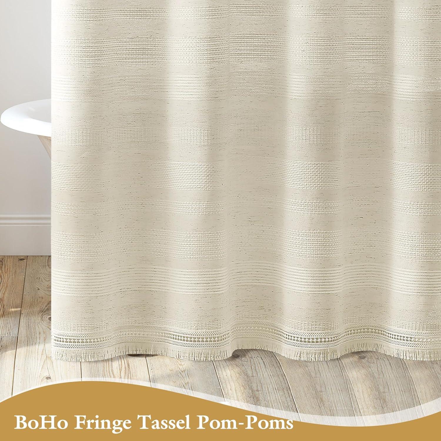 Cortina de Ducha Boho Granja Craidlela 72x72 cm Beige