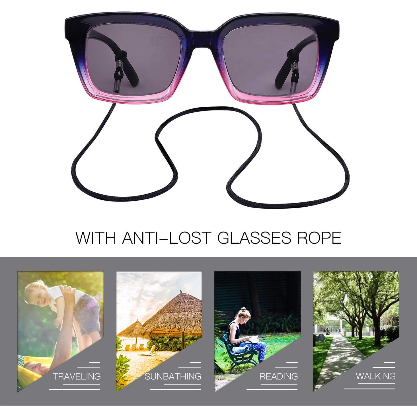 Gafas de Sol Lectoras MARE AZZURO 1.75 para Mujeres Púrpura