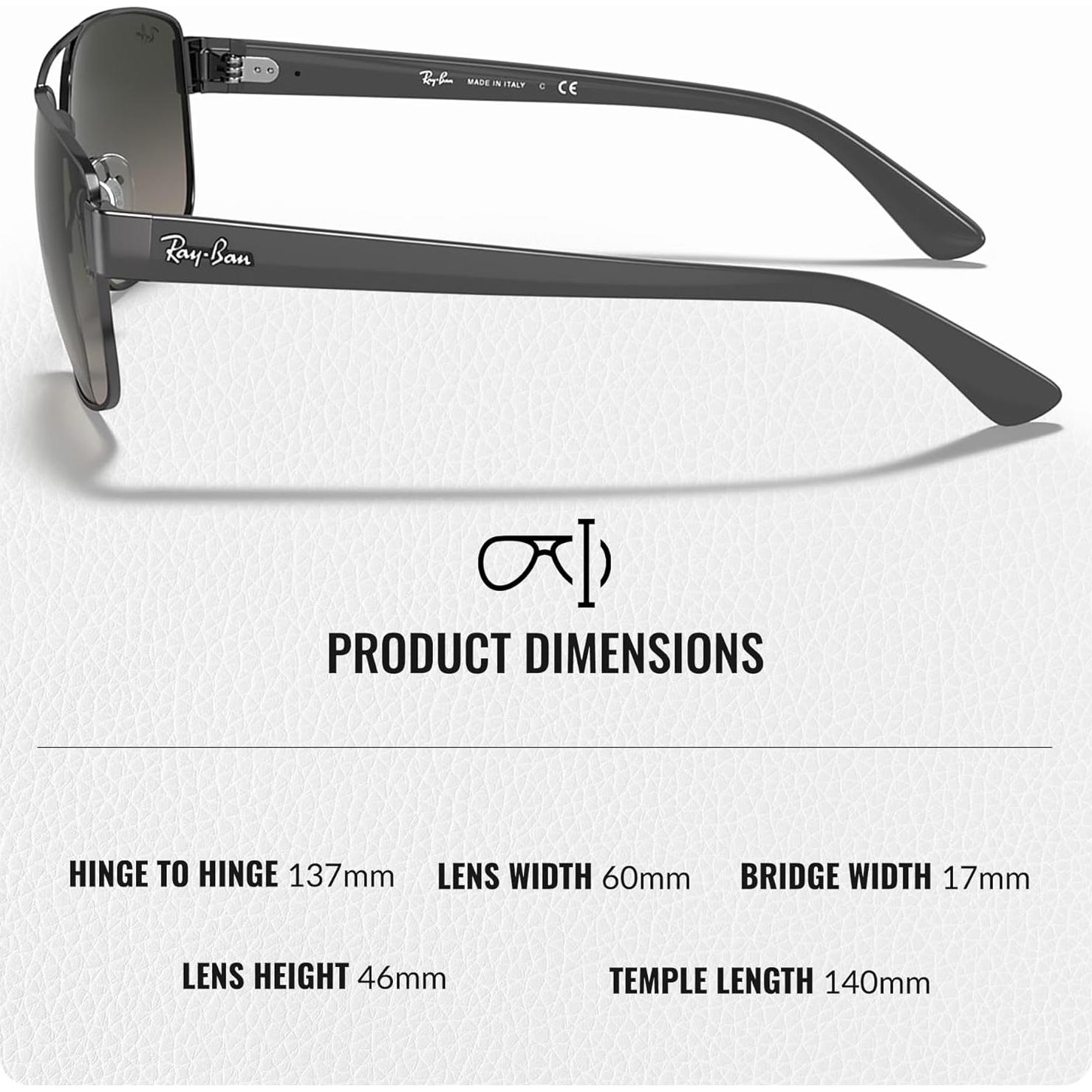 Gafas de Sol Ray-Ban RB3663 Cuadradas con Accesorios