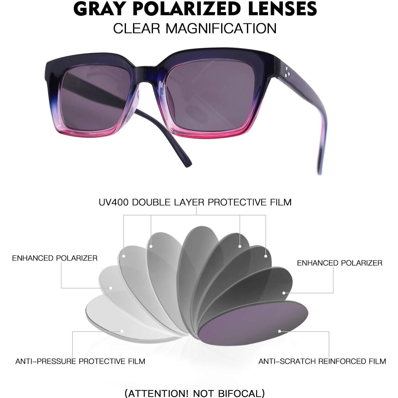 Gafas de Sol Lectoras MARE AZZURO 2.25 UV400 Mujeres