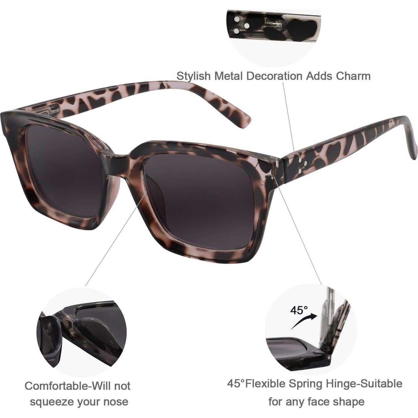 Gafas de Lectura MARE AZZURO 3.5 Marrón UV400 Mujeres