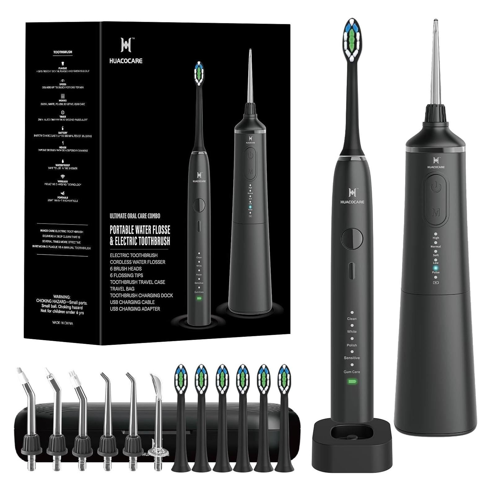 Kit de Cuidado Dental Pro HUACO CARE H300 - Irrigador y Cepillo