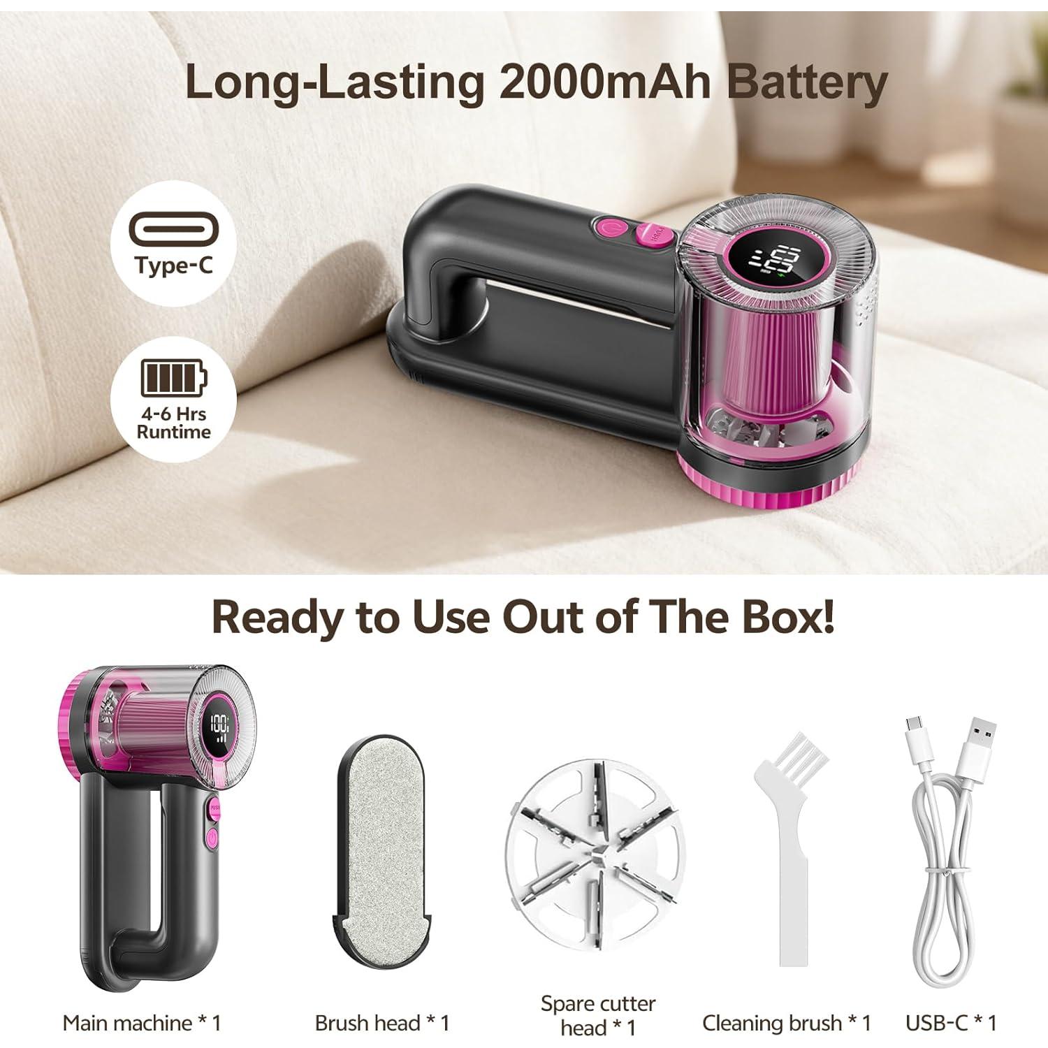 Afeitadora de tela Wauvmoss CY609 2 en 1 recargable 2000mAh