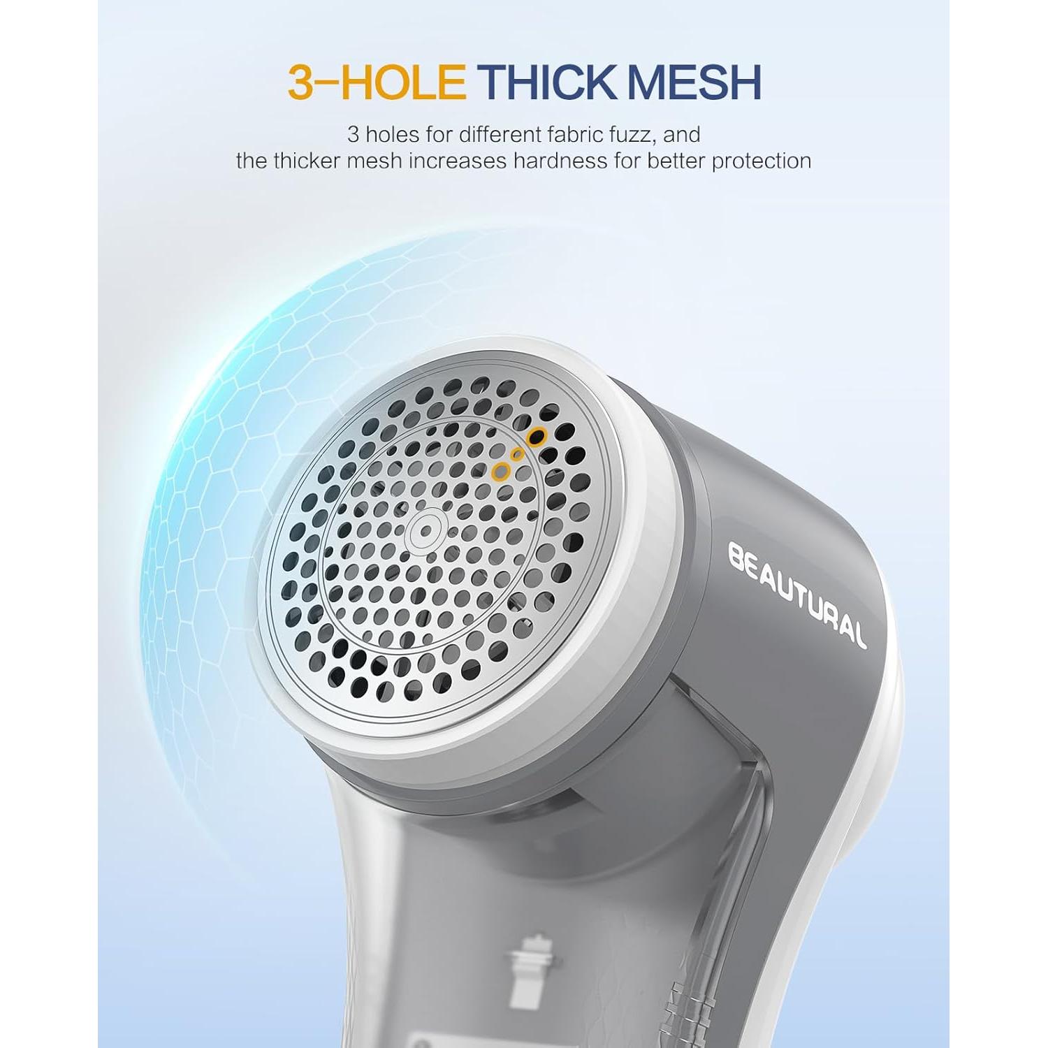 Quitapelusas Eléctrico BEAUTURAL 1-MR02NA10 Recargable 6 Hojas