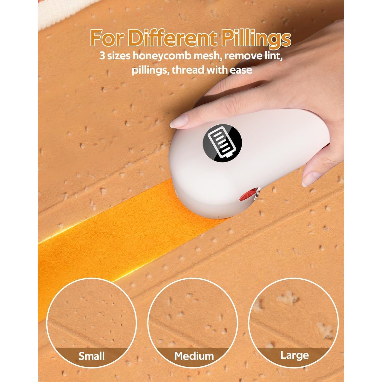 Raspador de tela eléctrico Tylasom TGS01 - Removedor de pelusa