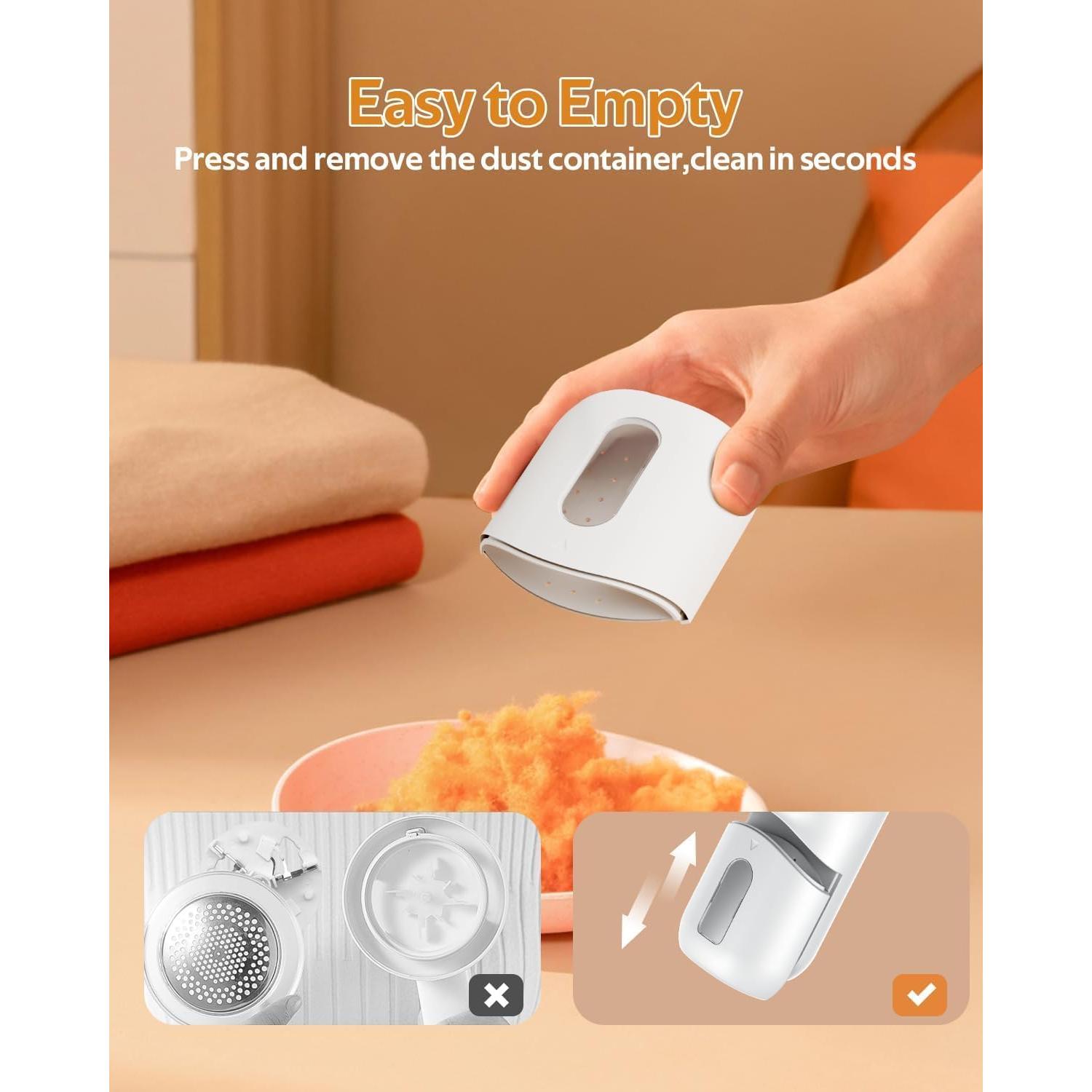 Raspador de tela eléctrico Tylasom TGS01 - Removedor de pelusa