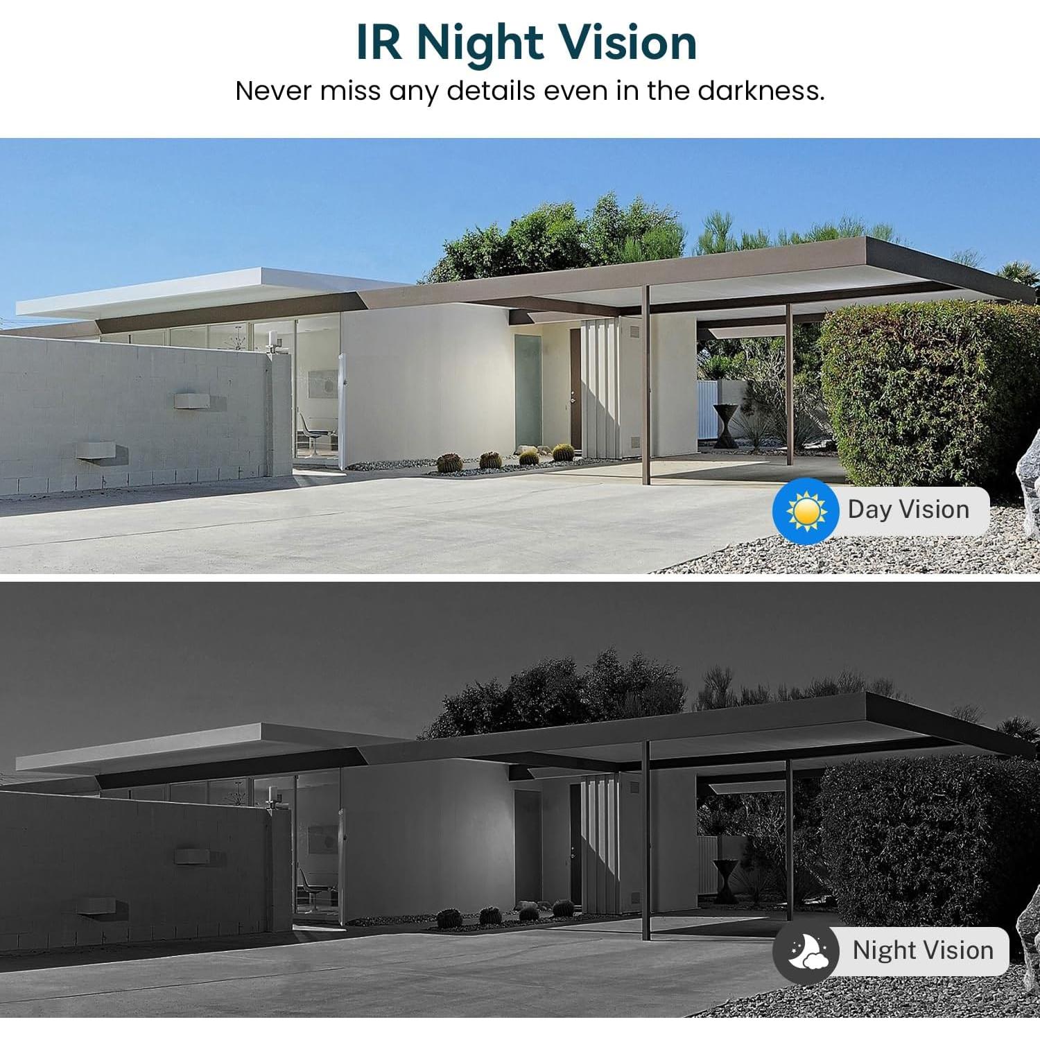 Cámara de Timbre de Video Wi-Fi ClipBlur T52 1080p con Audio Bidireccional