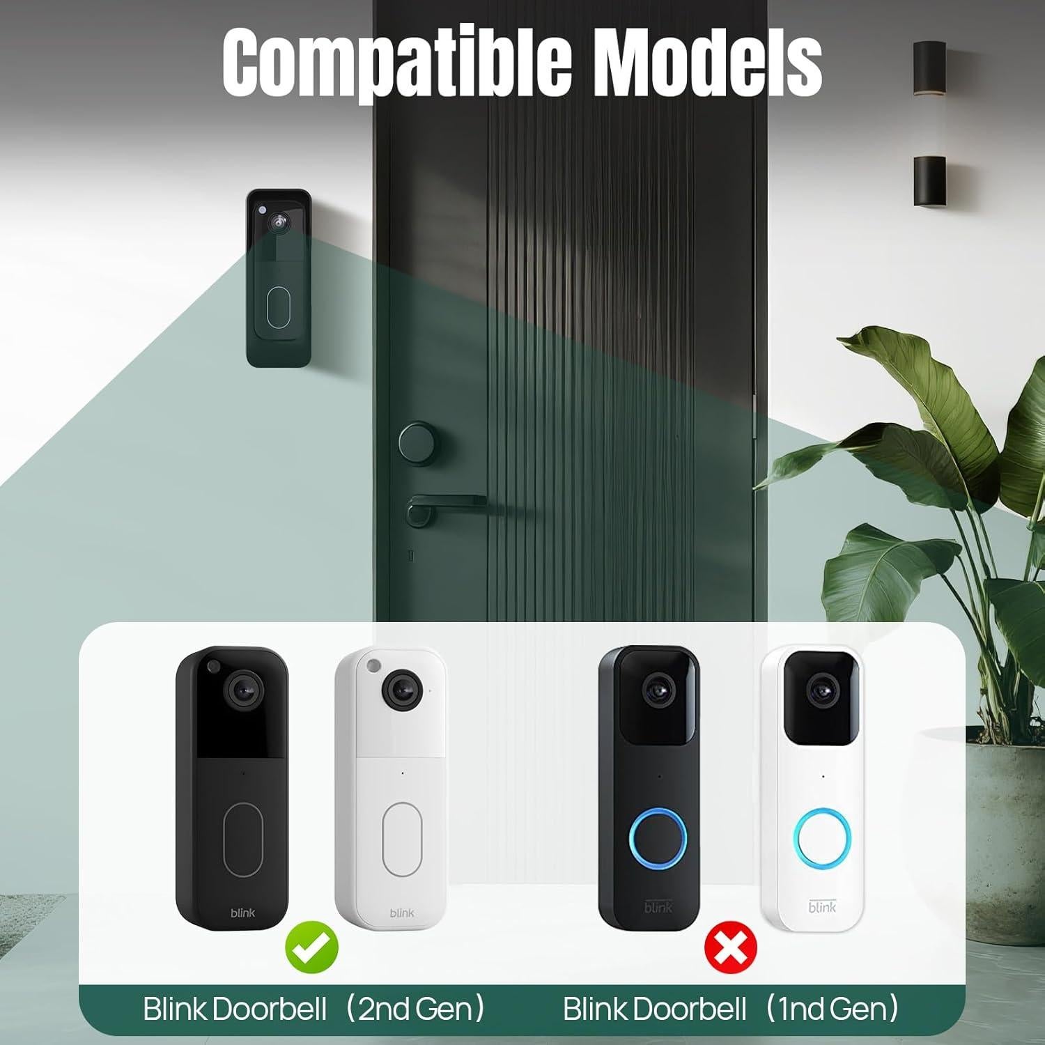 Soporte Antirrobo para Timbre Blink 2ª Gen Ajustable 0-45°