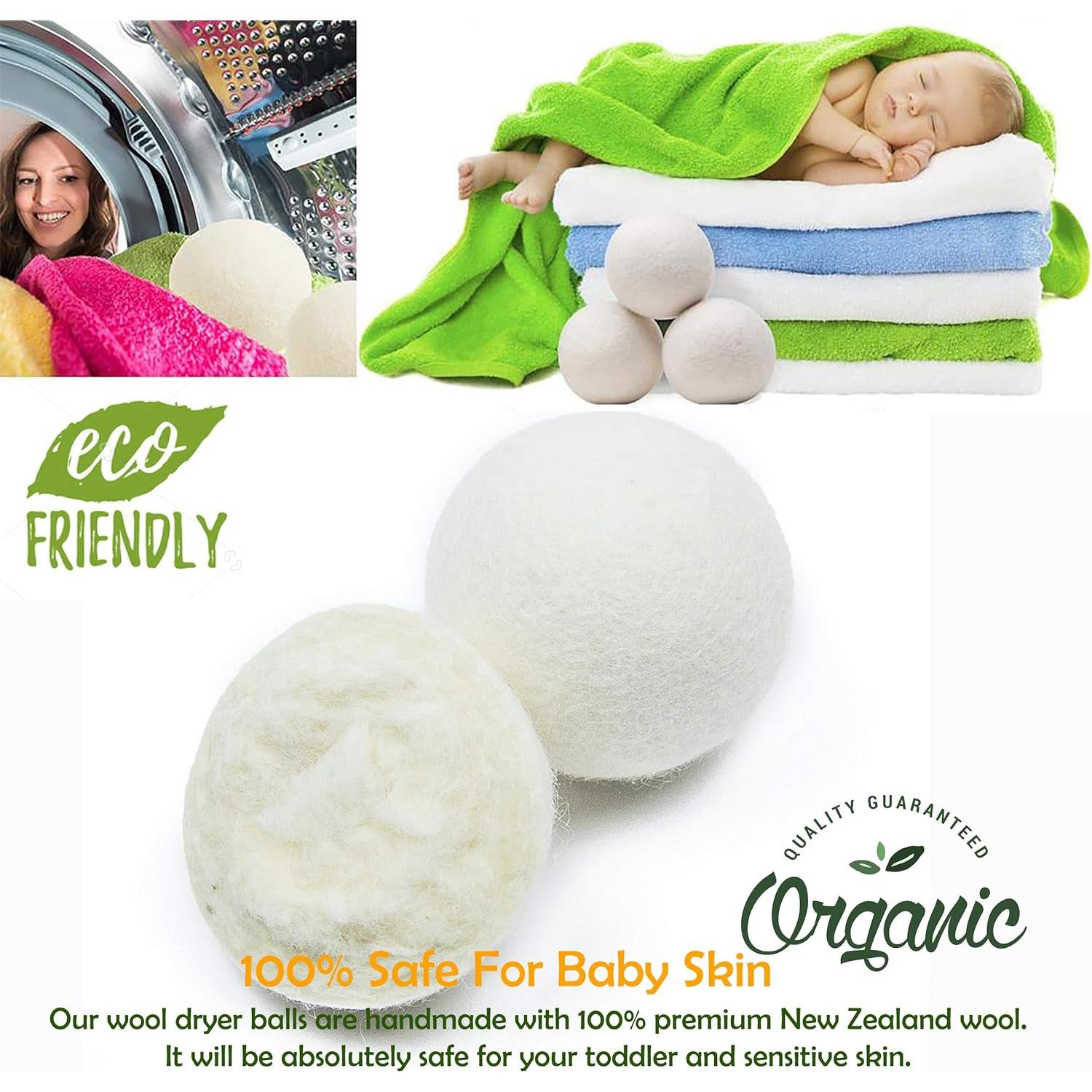 Bolas de Secadora de Lana EcoJeannie - 4 Pack XL Ecológicas