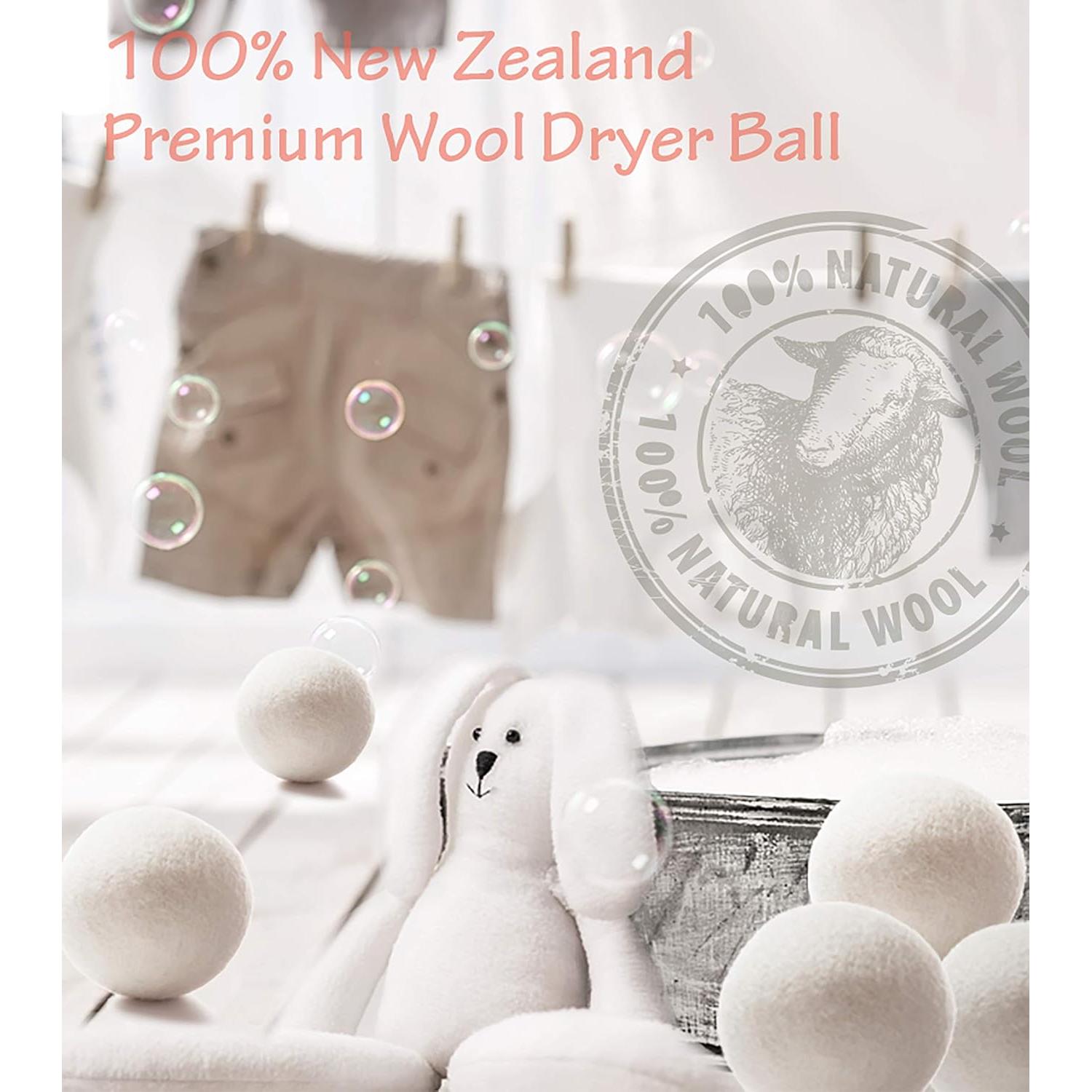 Bolas de Secadora de Lana EcoJeannie - 4 Pack XL Ecológicas