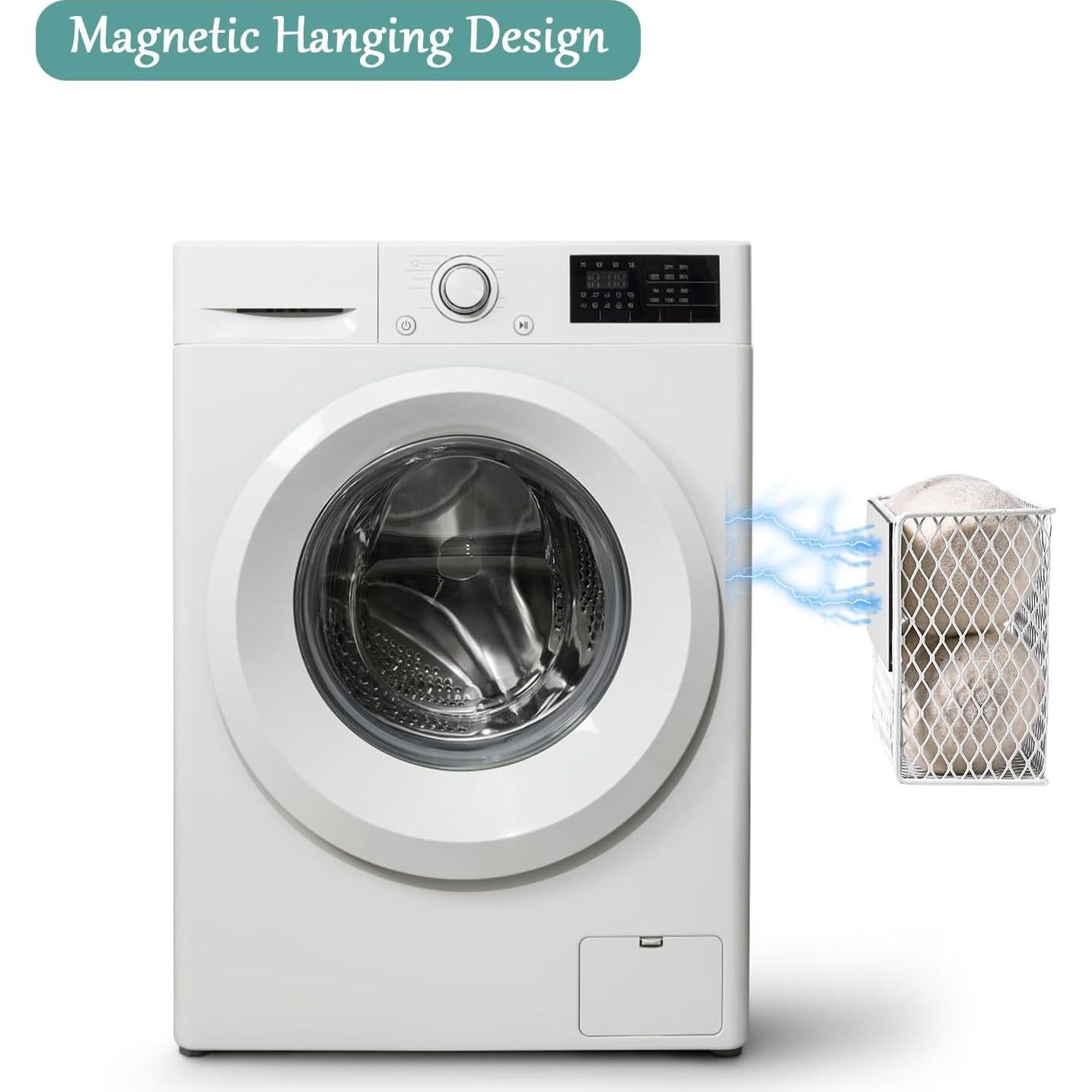 Soporte Magnético para Pelotas de Secadora VEGEVIGI 25x9x15cm