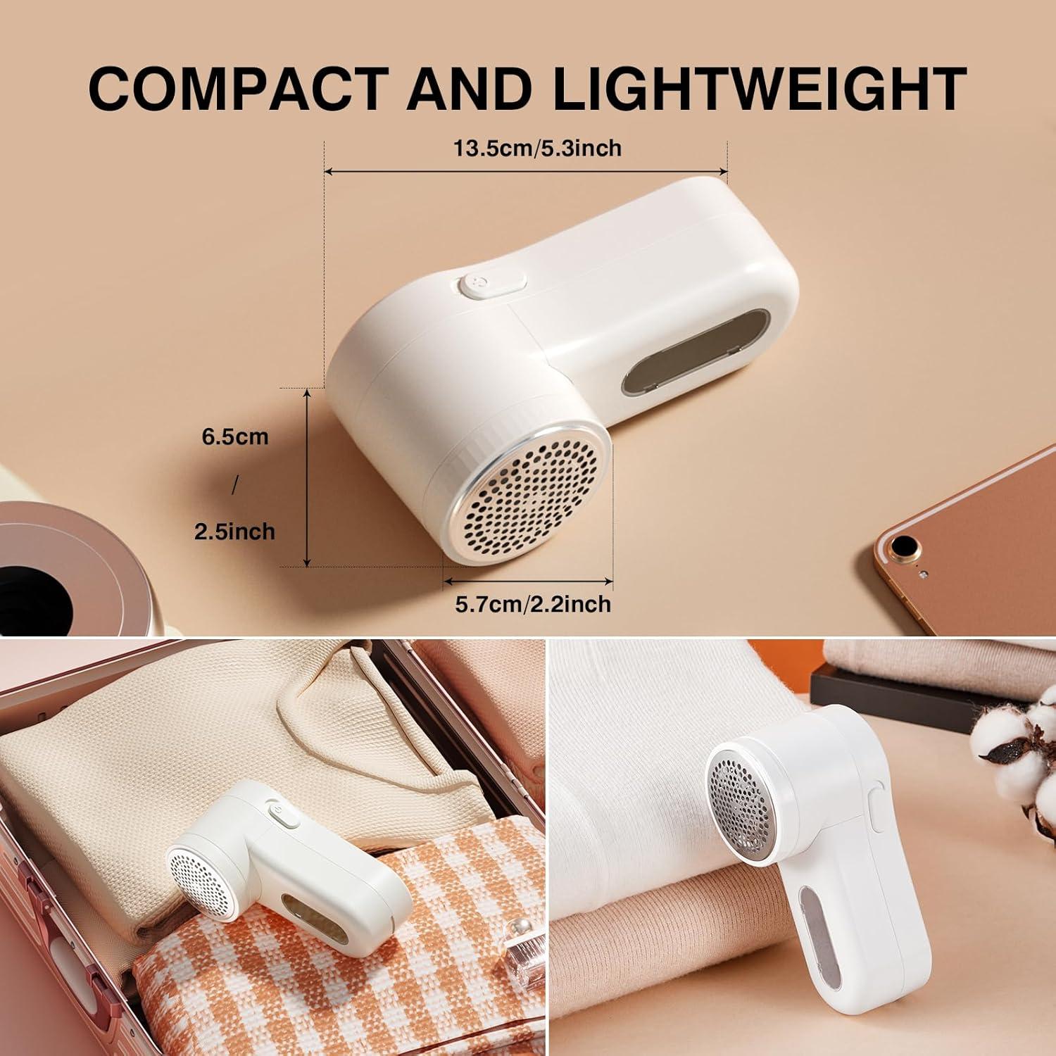 Raspador de Tela Eléctrico BESTMOUMENT M21 Blanco Portátil