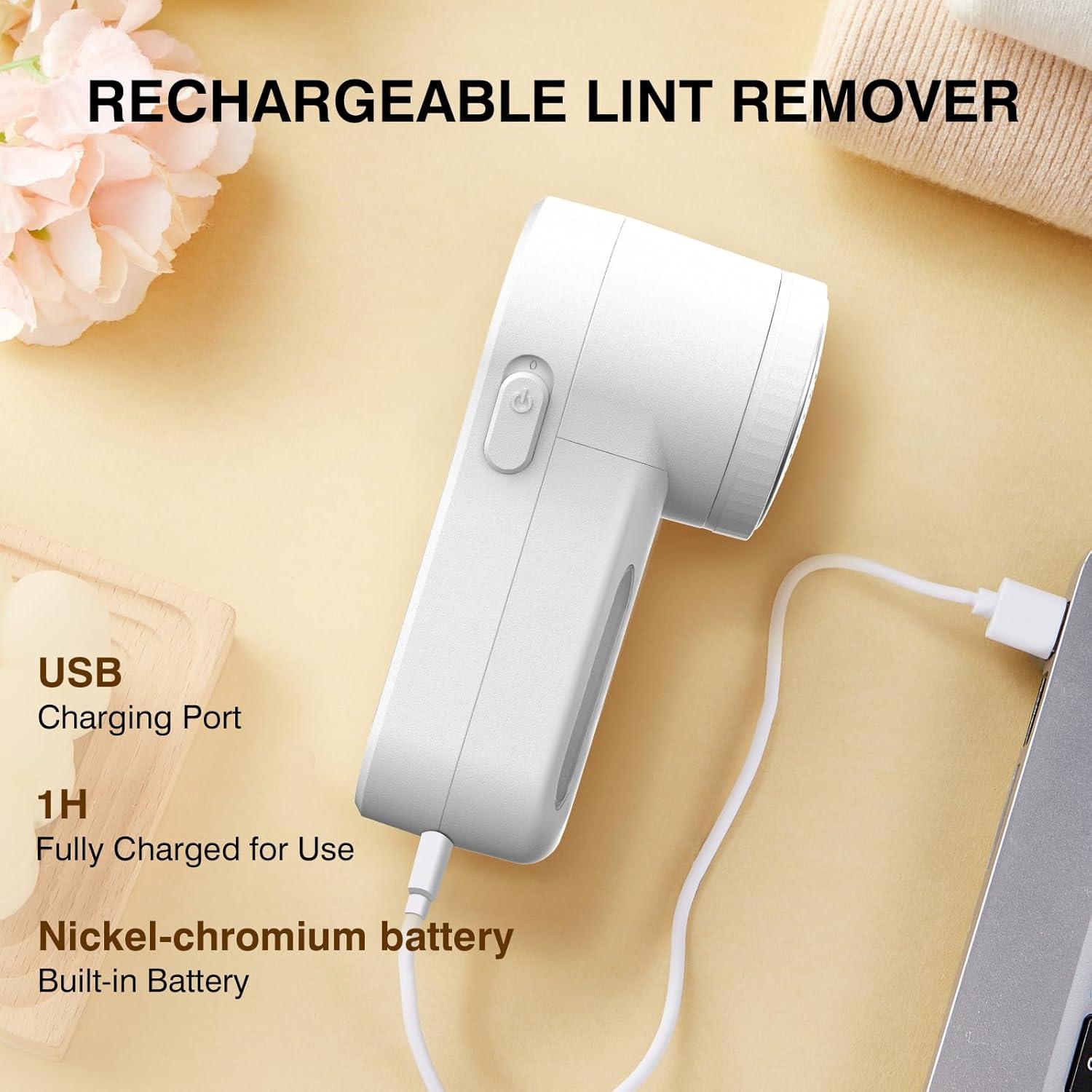 Raspador de Tela Eléctrico BESTMOUMENT M21 Blanco Portátil