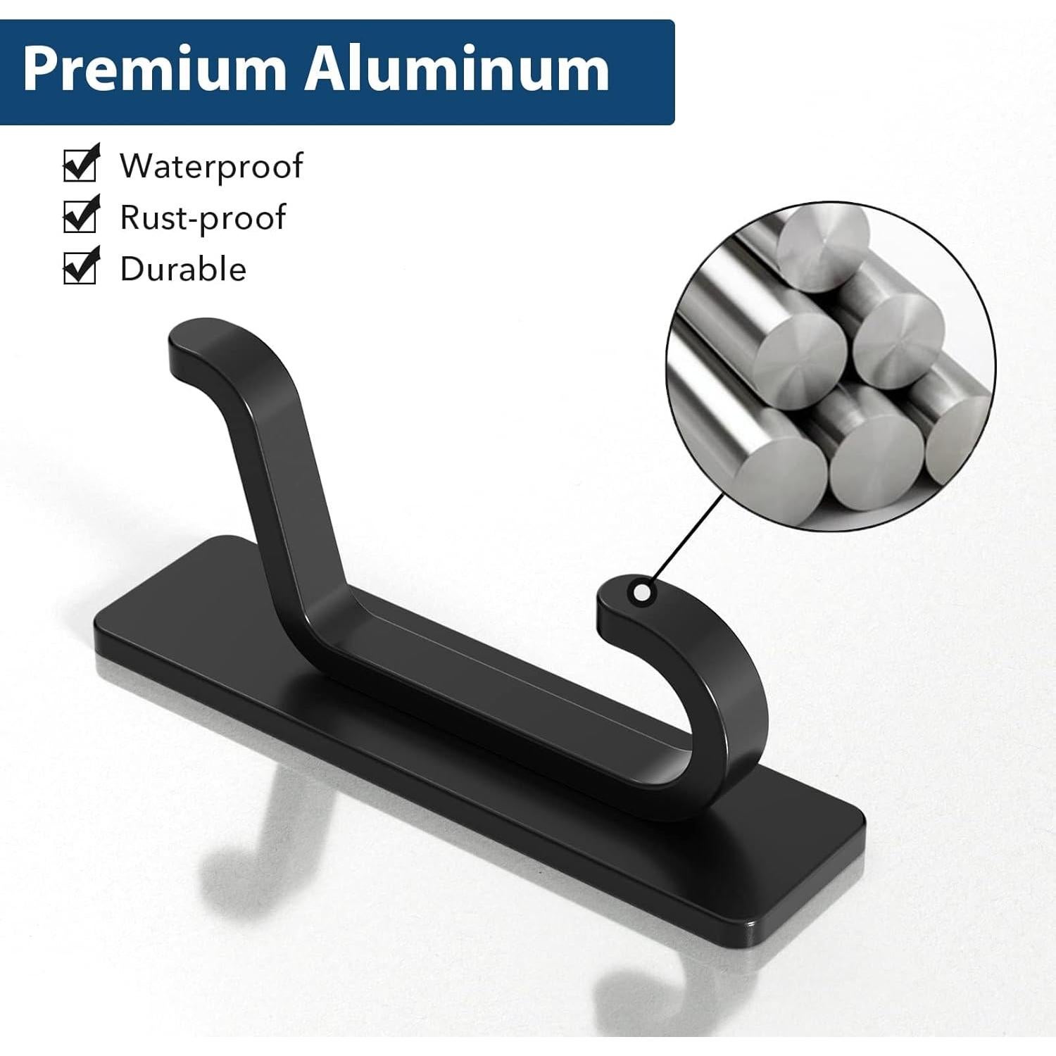 Ganchos Adhesivos de Pared Pickpiff - 4 Paquete, Soporta 5.9KG