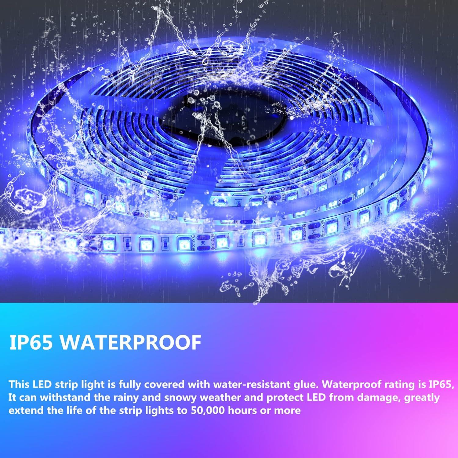 Luces LED para toldo de RV Vbakor 6m 12V impermeables