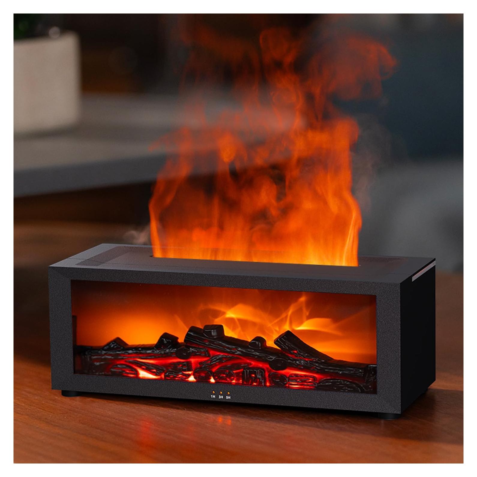 Difusor de Aceite Esencial Yaledi Chimenea 150ml Control Remoto