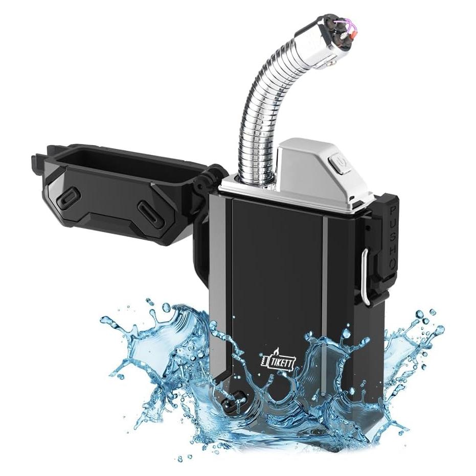 Encendedor eléctrico recargable USB TIKETT TK6 a prueba de agua