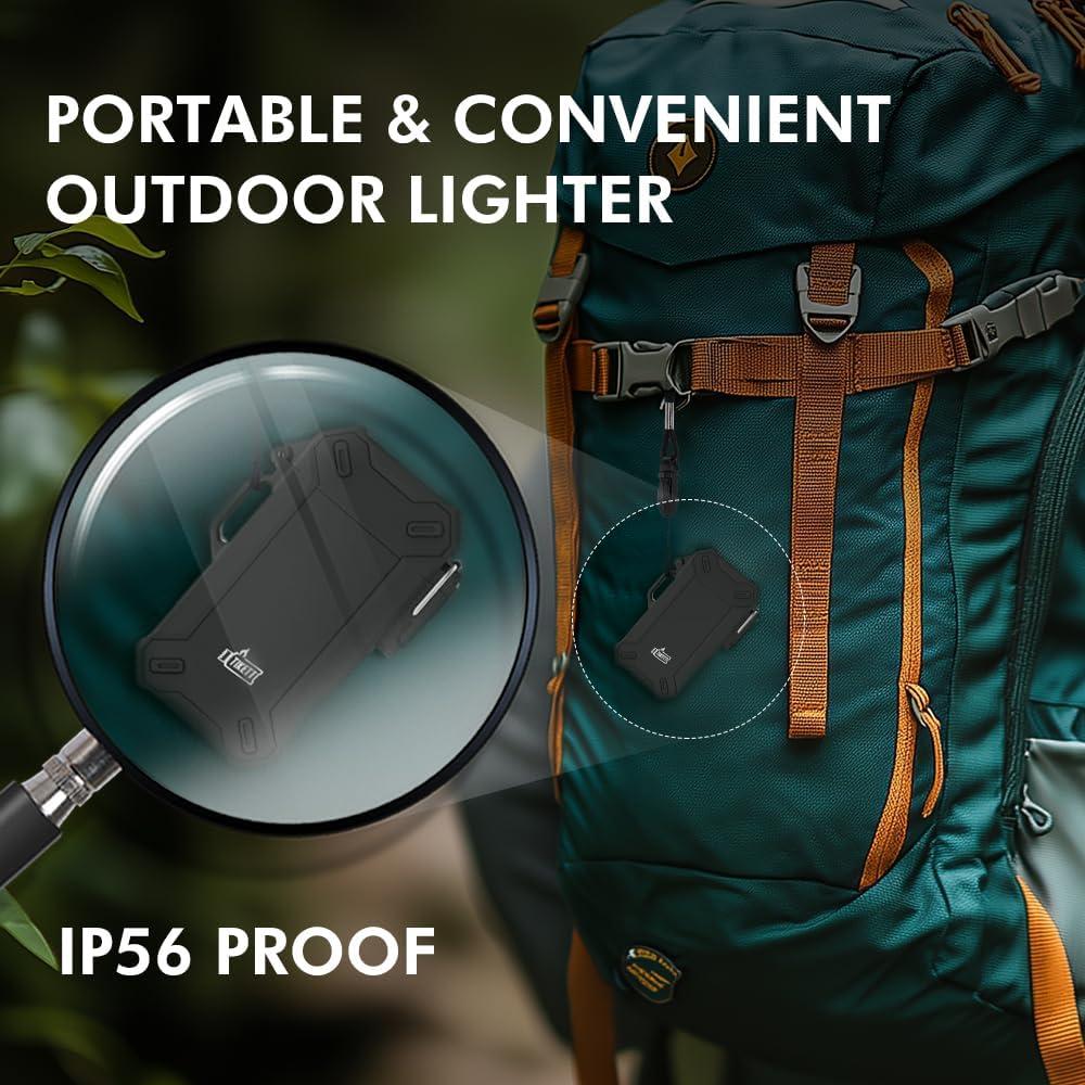 Encendedor eléctrico recargable USB TIKETT TK6 a prueba de agua